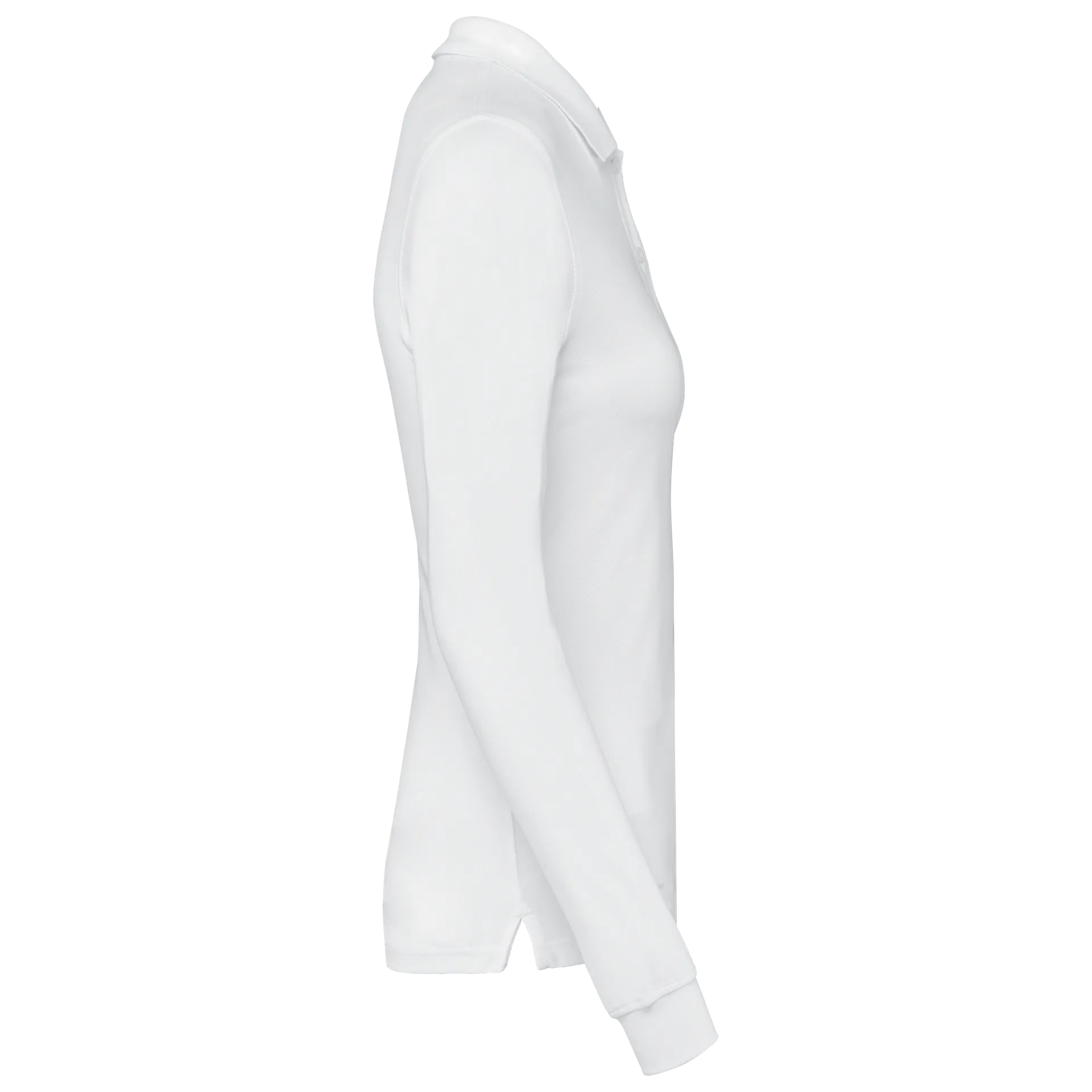 Damen Piqué-Polohemd lange Ärmel Bio180