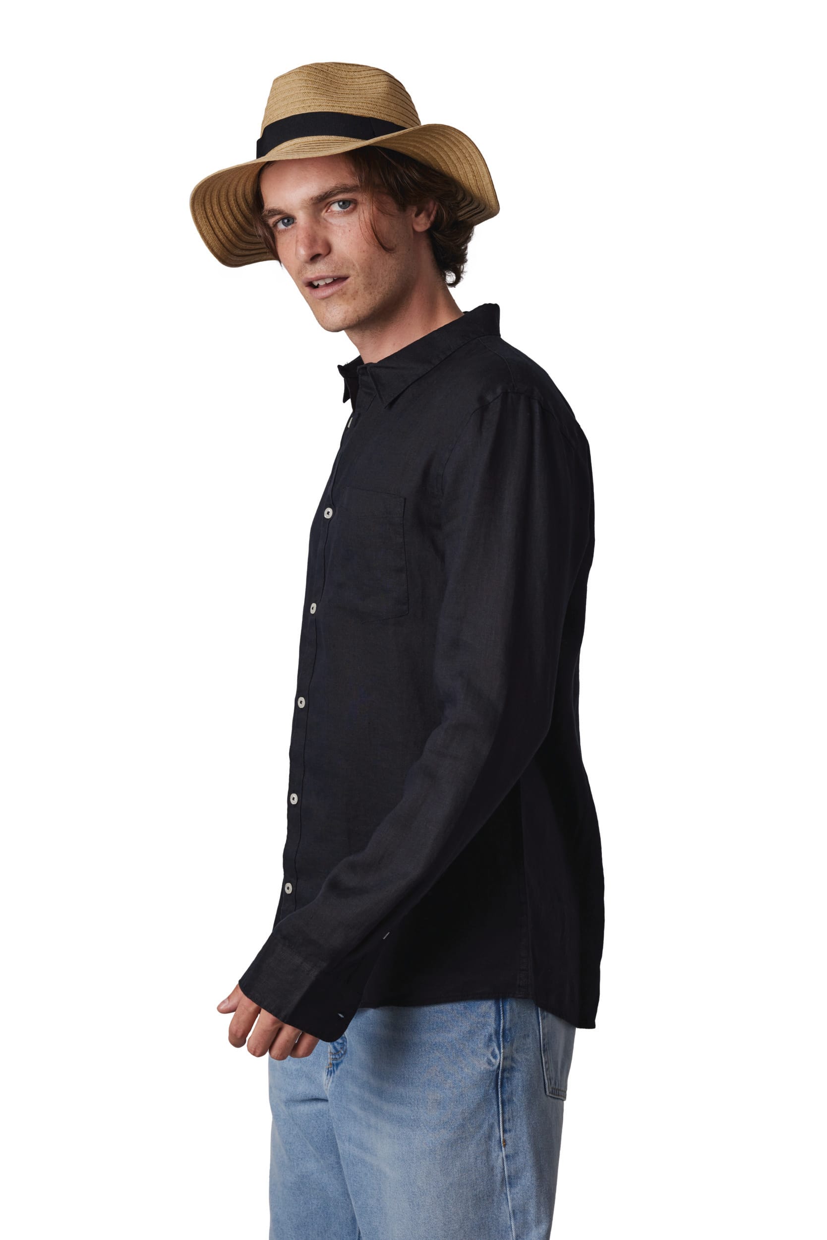 Klassischer Strohhut