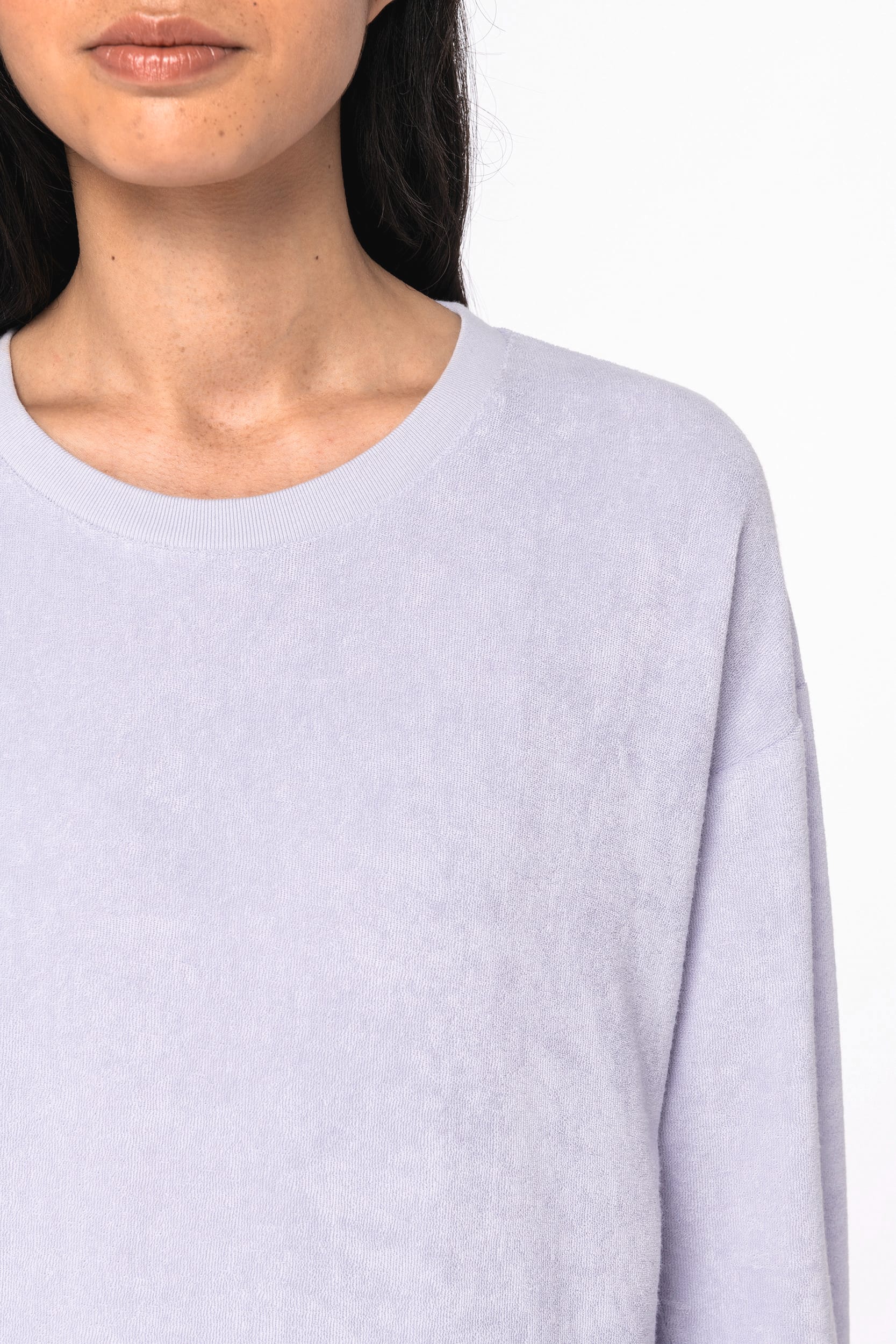 Umweltfreundliches Damen-Sweatshirt aus Frottee