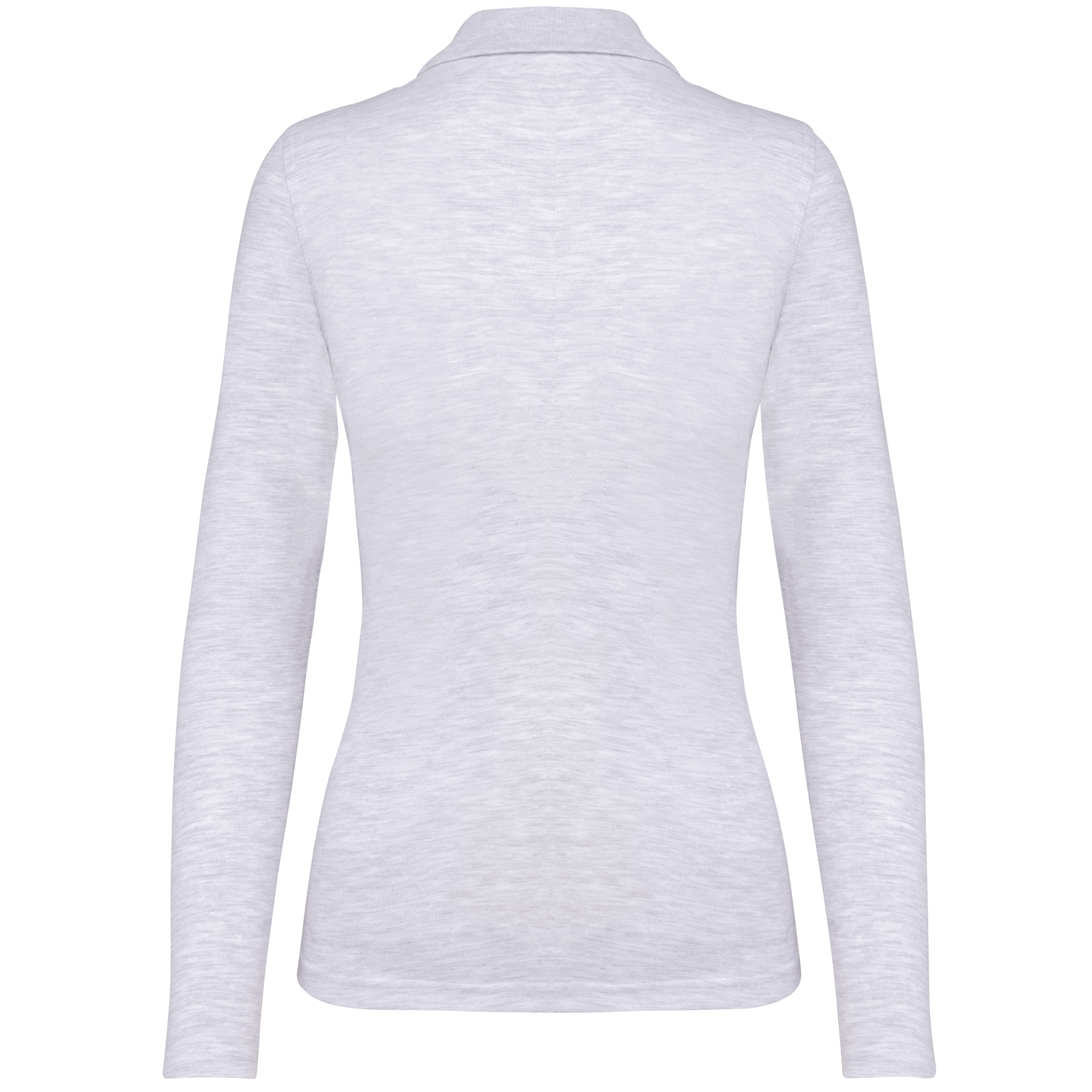 Damen Piqué Poloshirt Langarm
