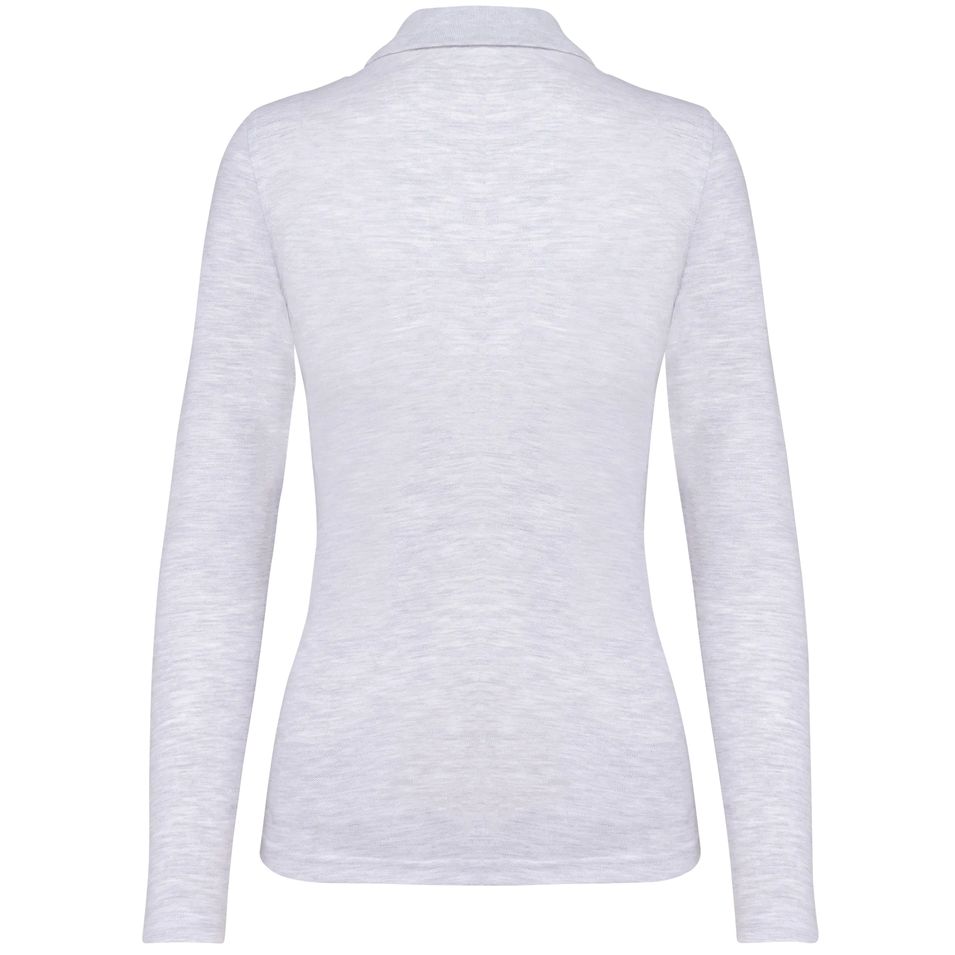 Damen Piqué Poloshirt Langarm