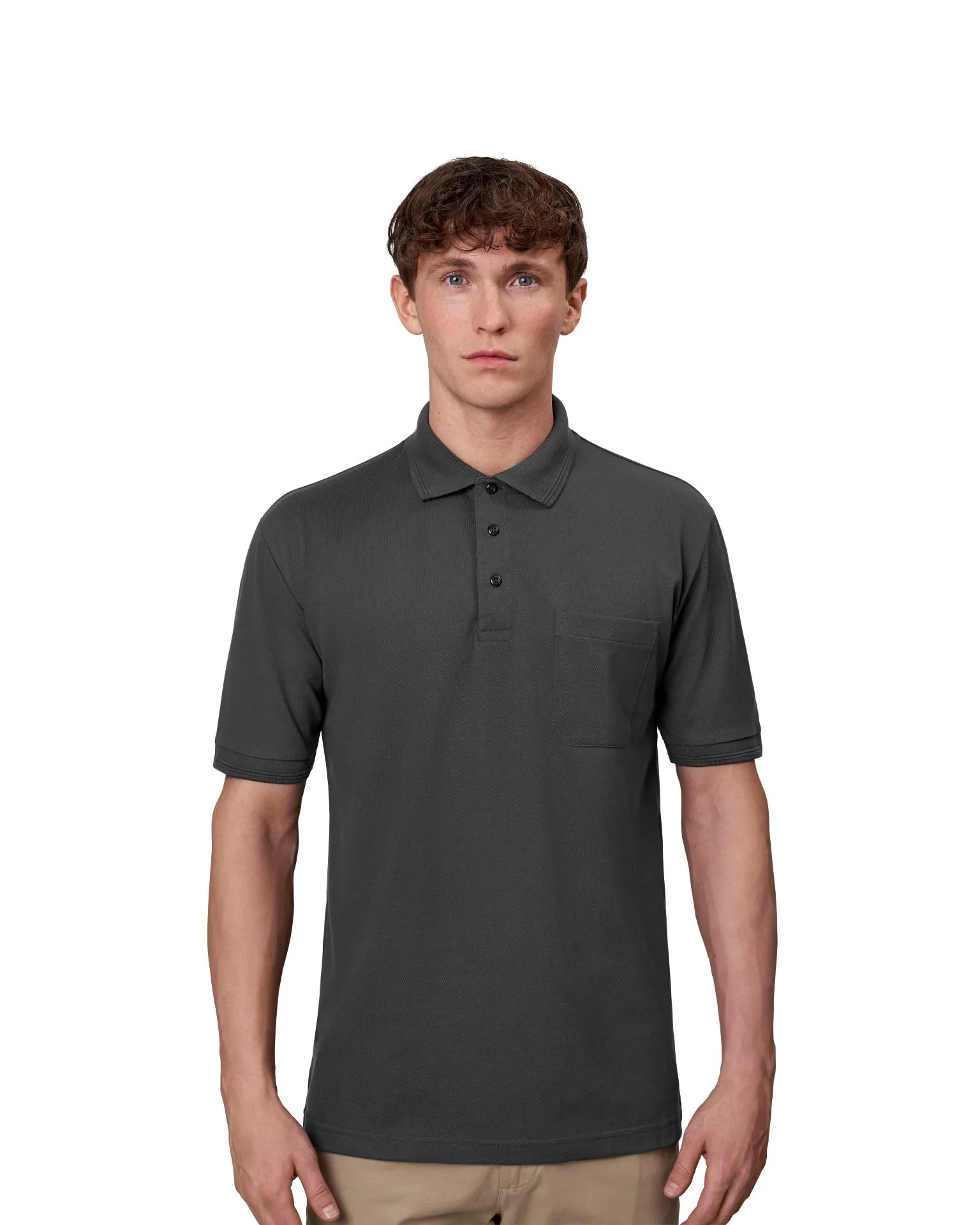 ID Pro Wear 0320  – Robuste Herren Polo-Shirt mit Brusttasche