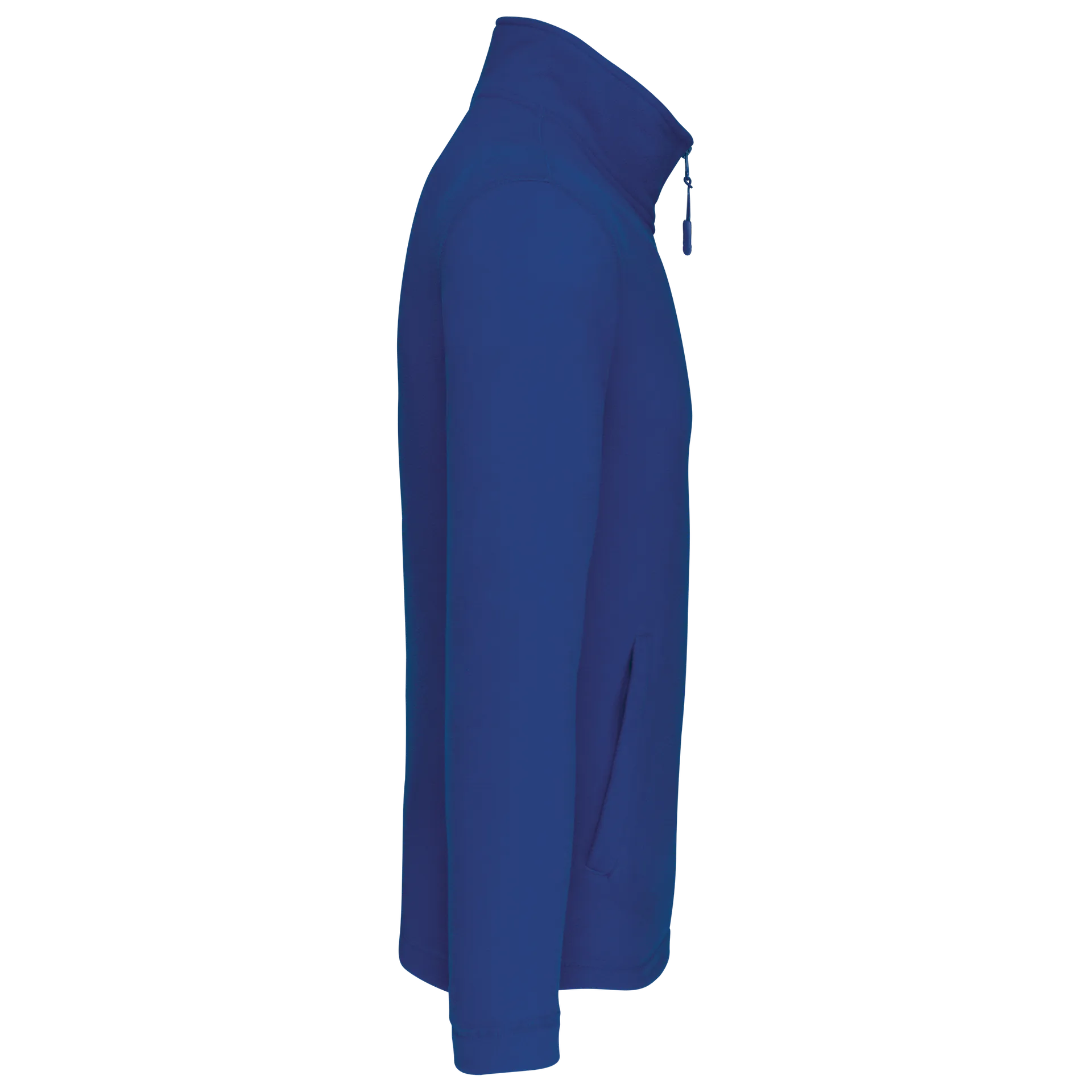 Mikrofleece-Jacke durchgehender Reißverschluss