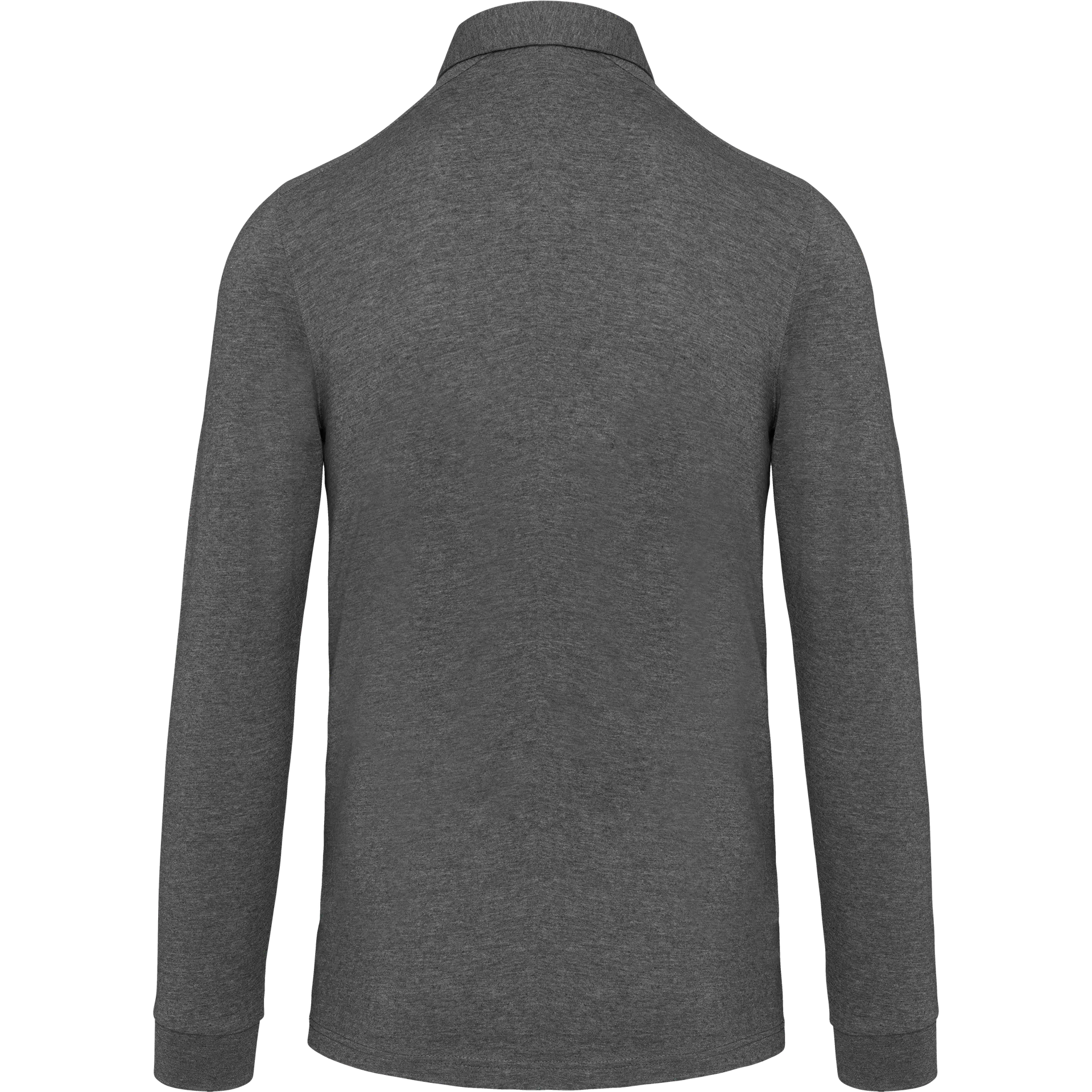 Langarm-Polohemd für Herren aus Jersey