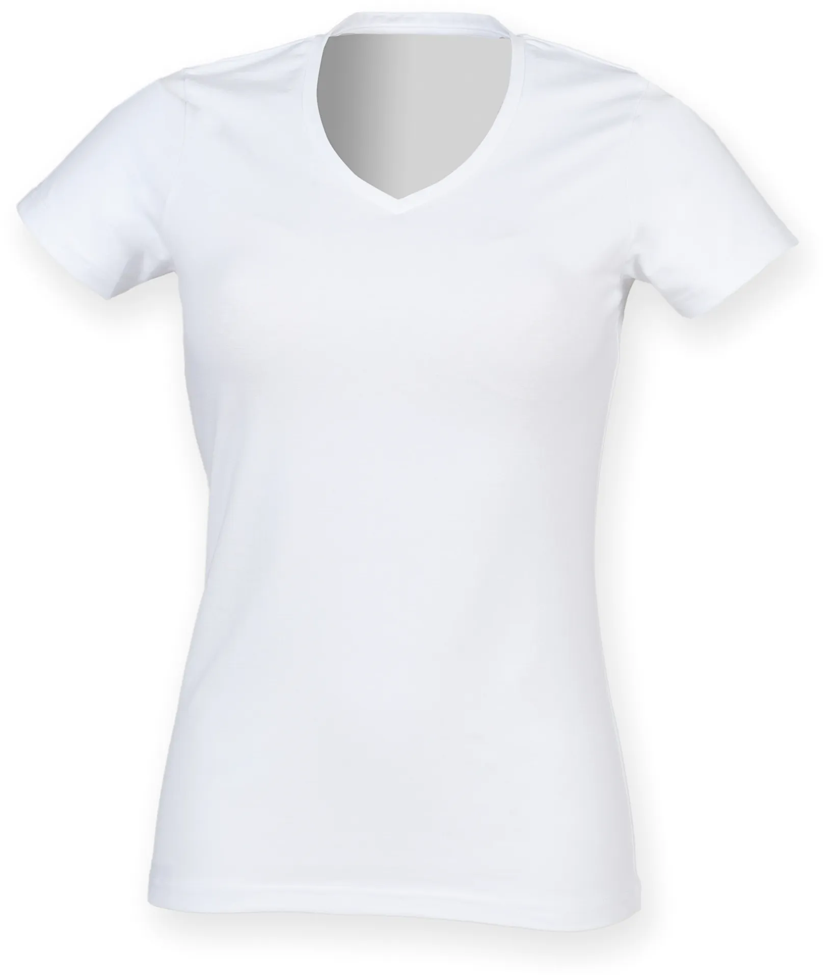 Ladies Stretch V-Neck T-Shirt