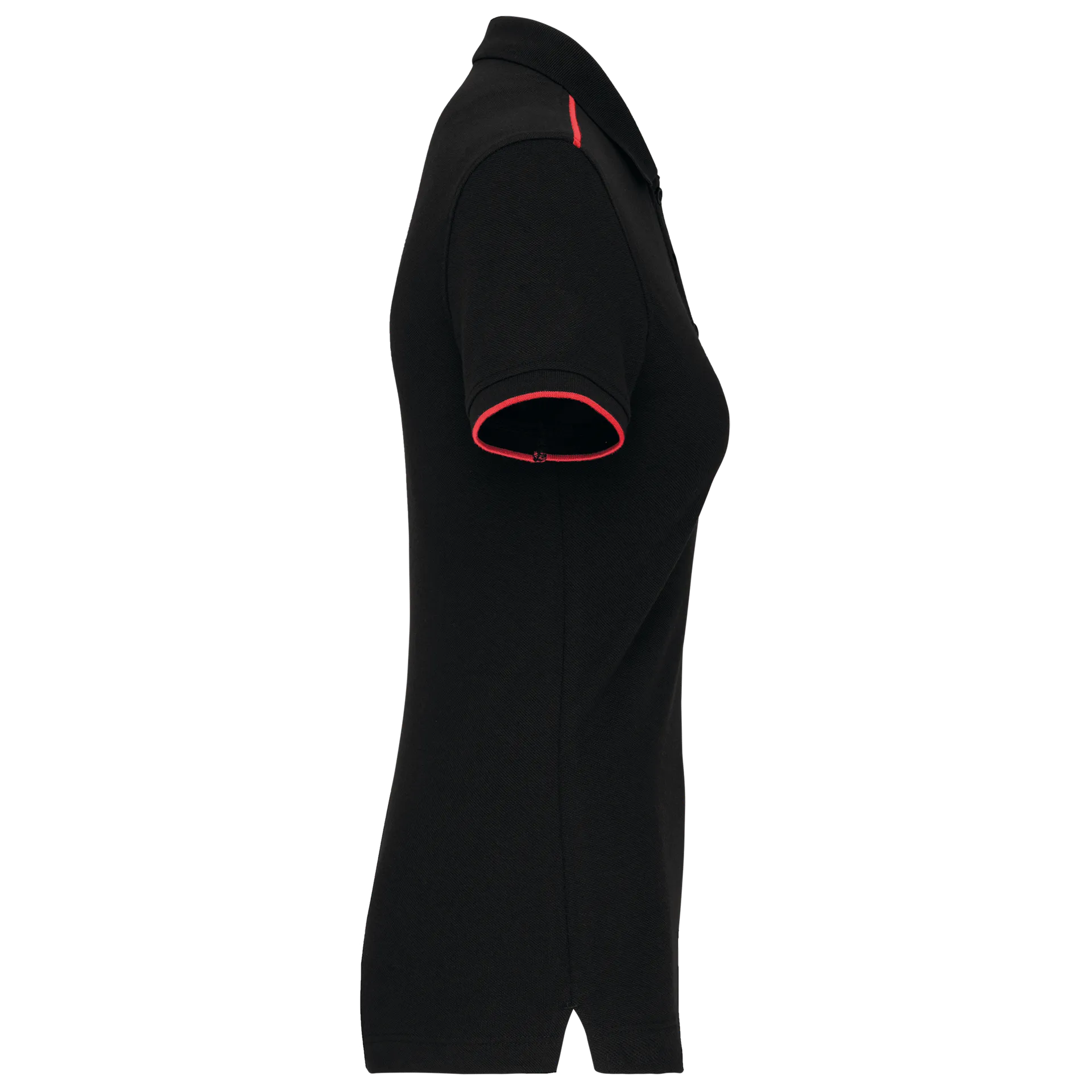 Damen-Polohemd Day To Day mit kontrastfarbenen, kurzen Ärmeln