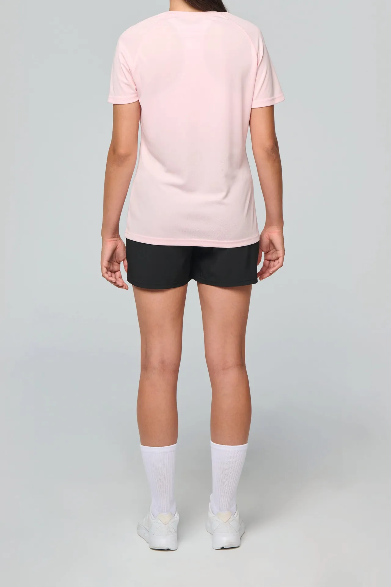 Damen Basic Sport Funktionsshirt Kurzarm