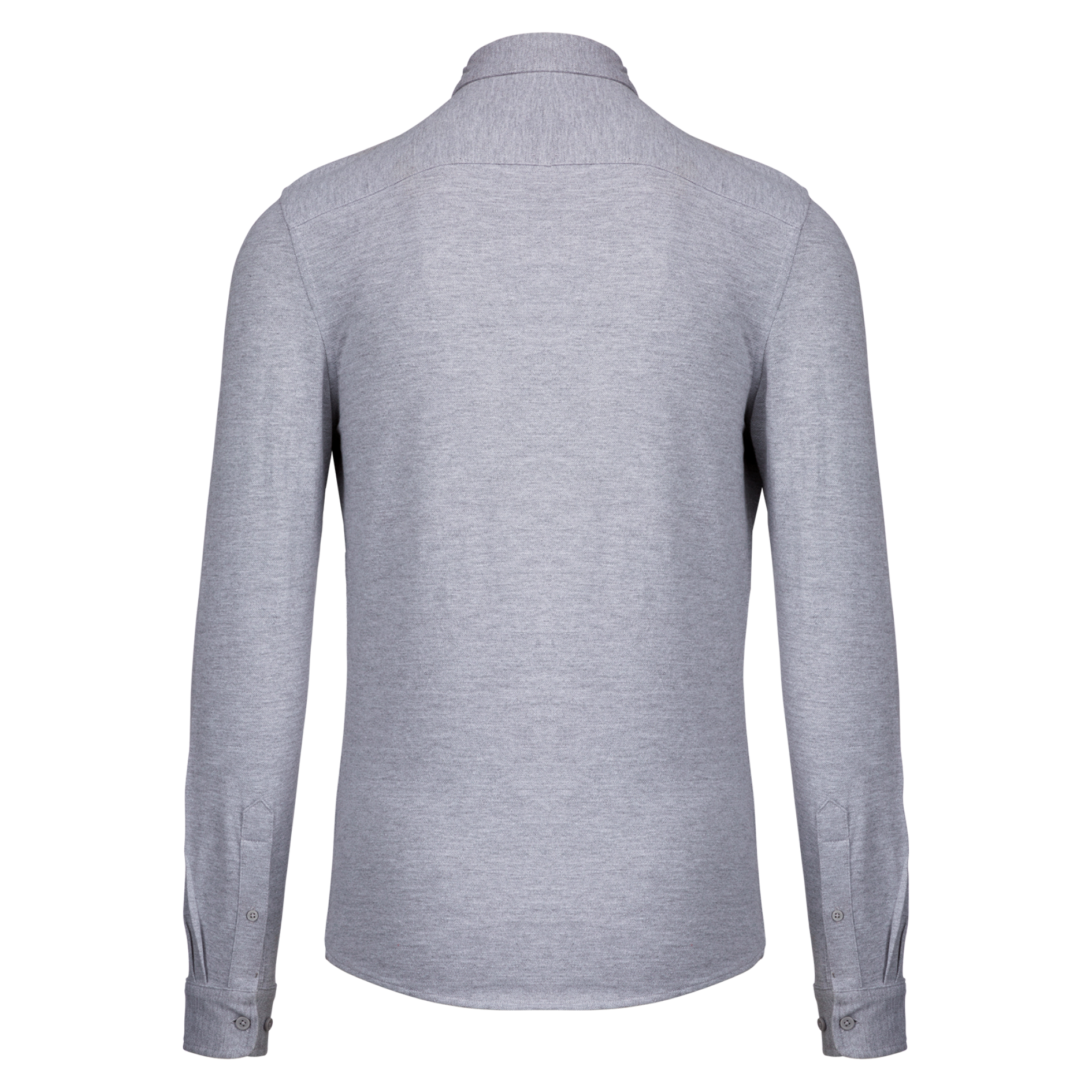 Langarmhemd aus Piqué