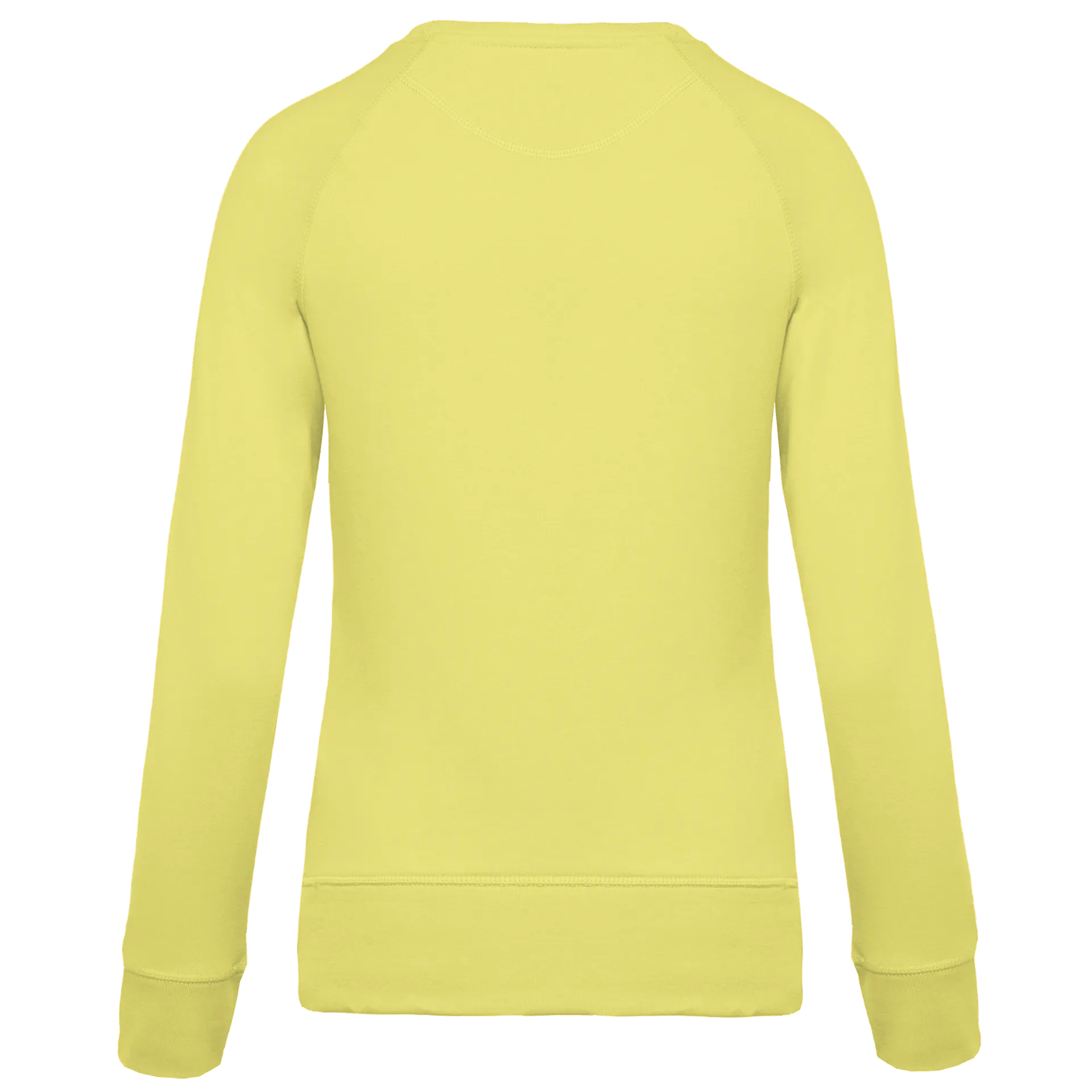 Damen Sweatshirt BIO-BAUMWOLLE Rundhalsausschnitt Raglanärmel