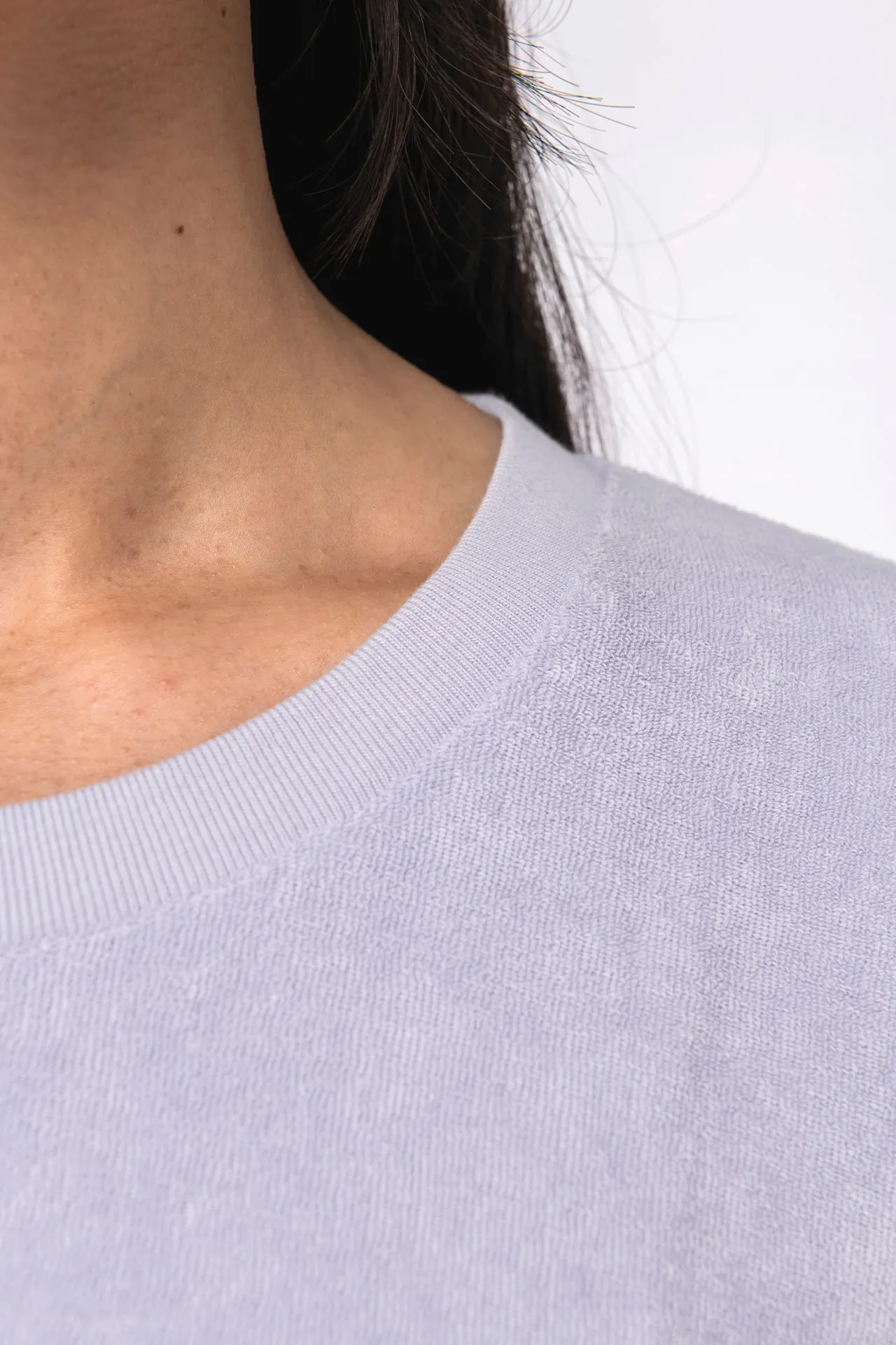 Umweltfreundliches Damen-Sweatshirt aus Frottee