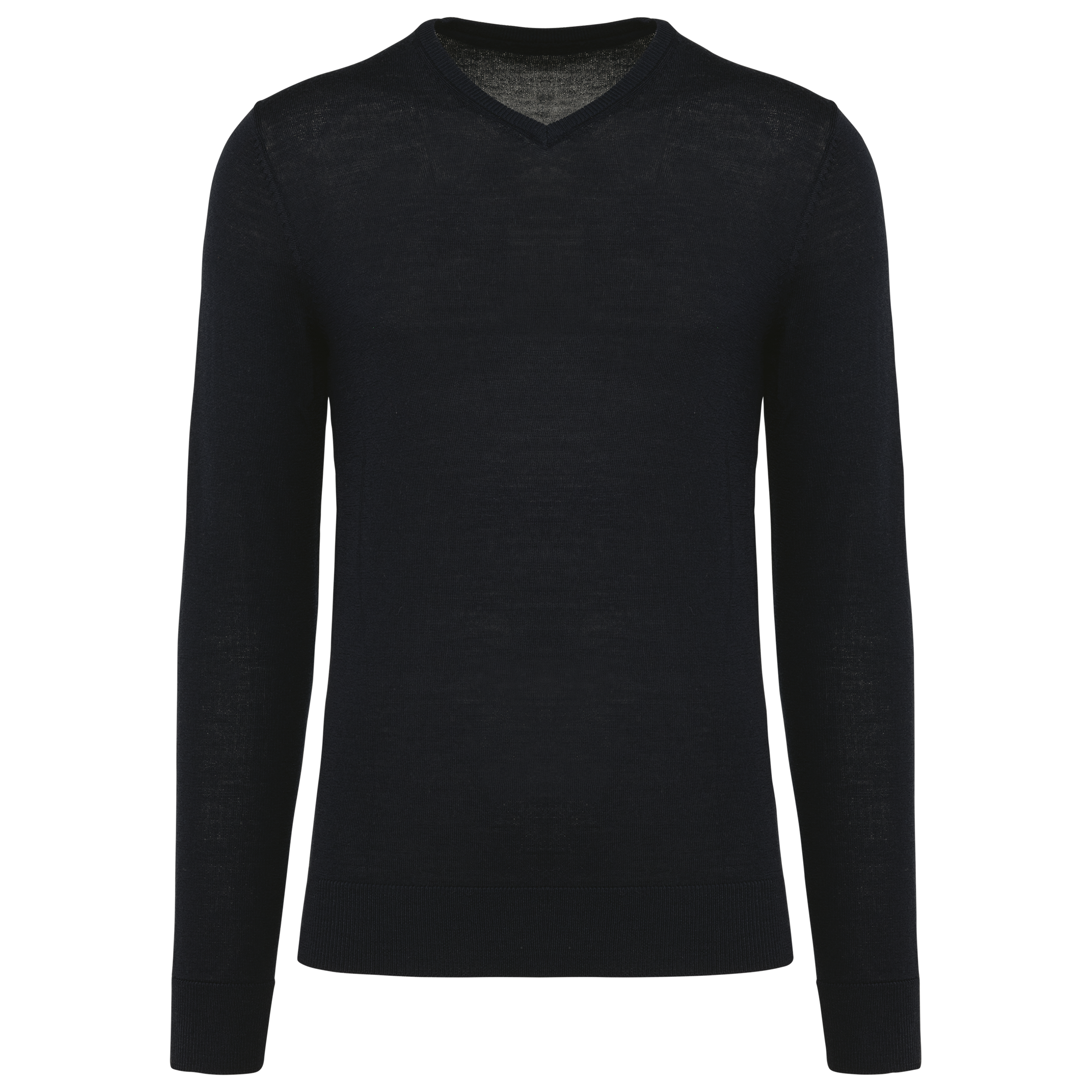 Merino-Herrenpullover mit V-Ausschnitt