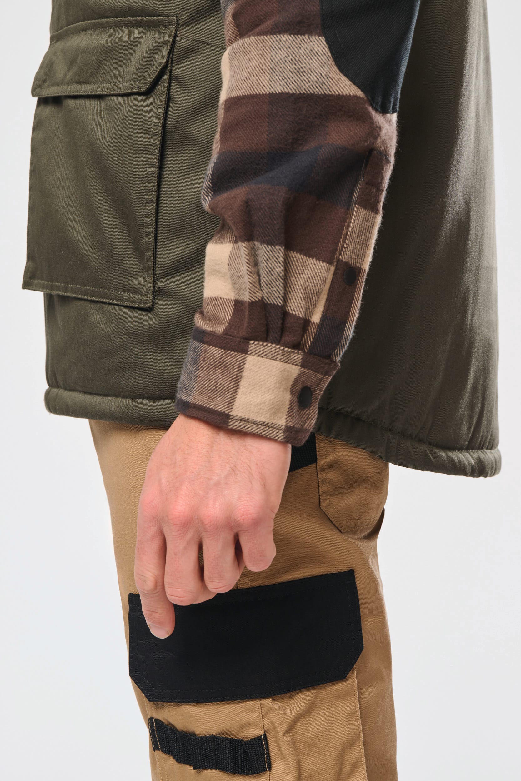 Gefütterte Unisex-Weste aus  Baumwollpolyester