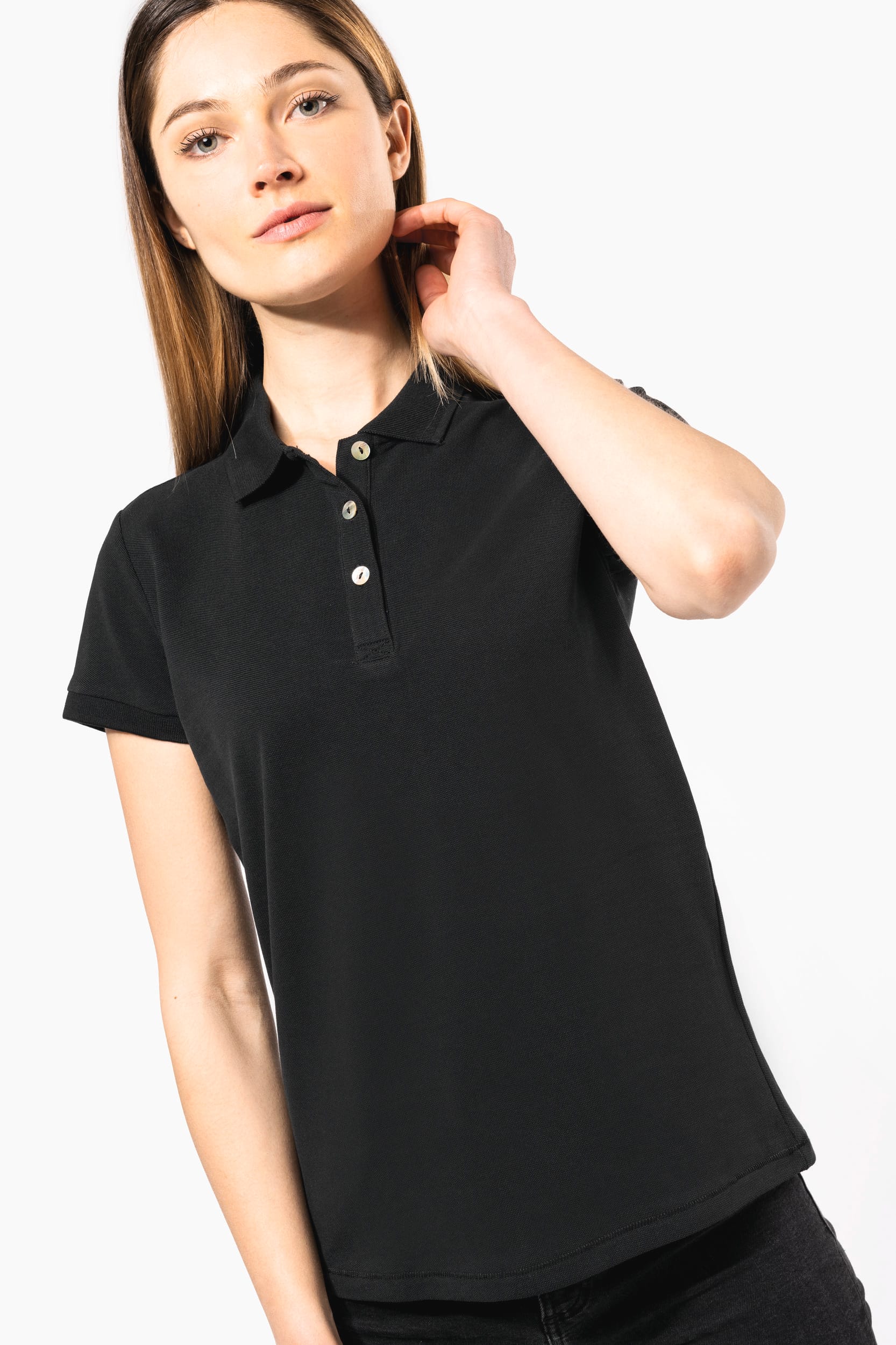 Damen-Kurzarm-Polohemd Supima®