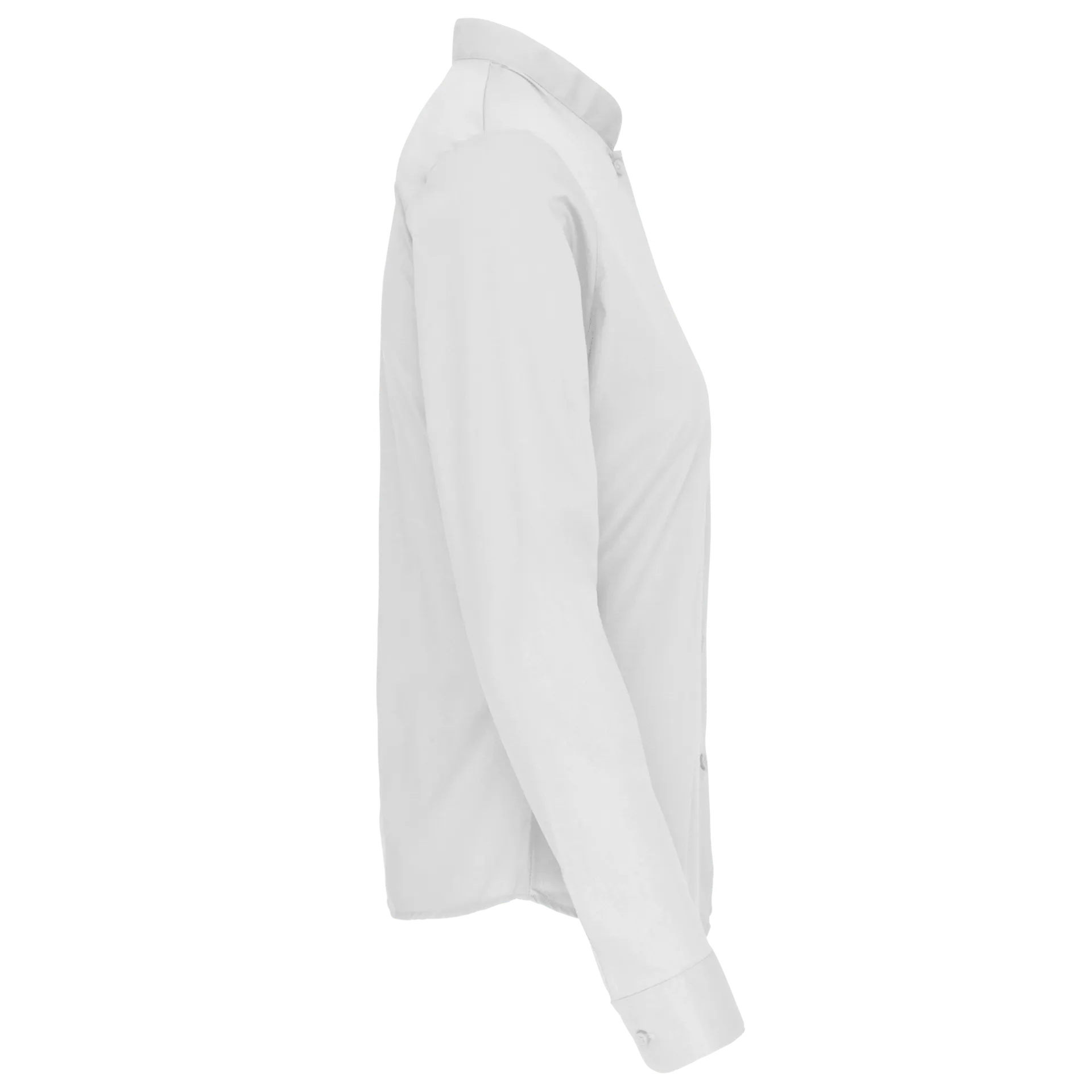 Damen hemdbluse mao-kragen langarm