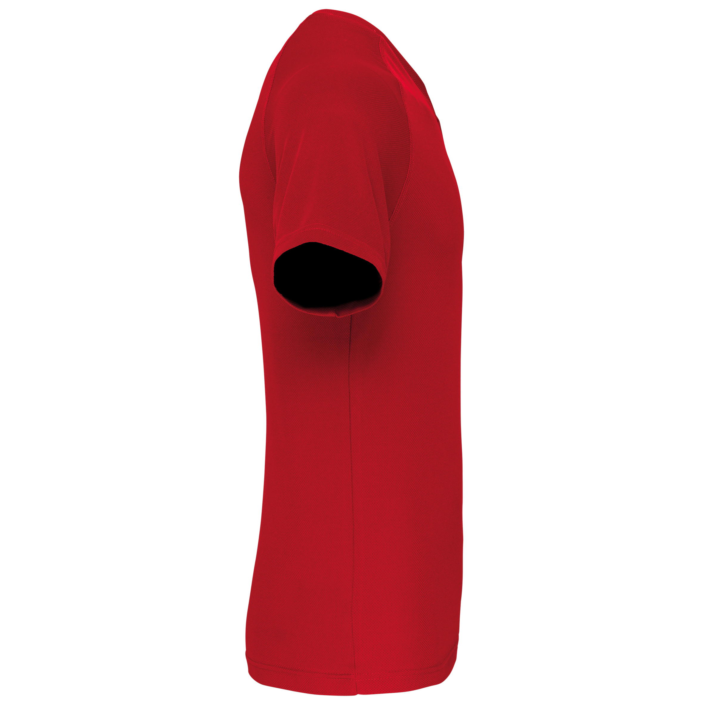 Herren Kurzarm-Sportshirt mit V-Ausschnitt