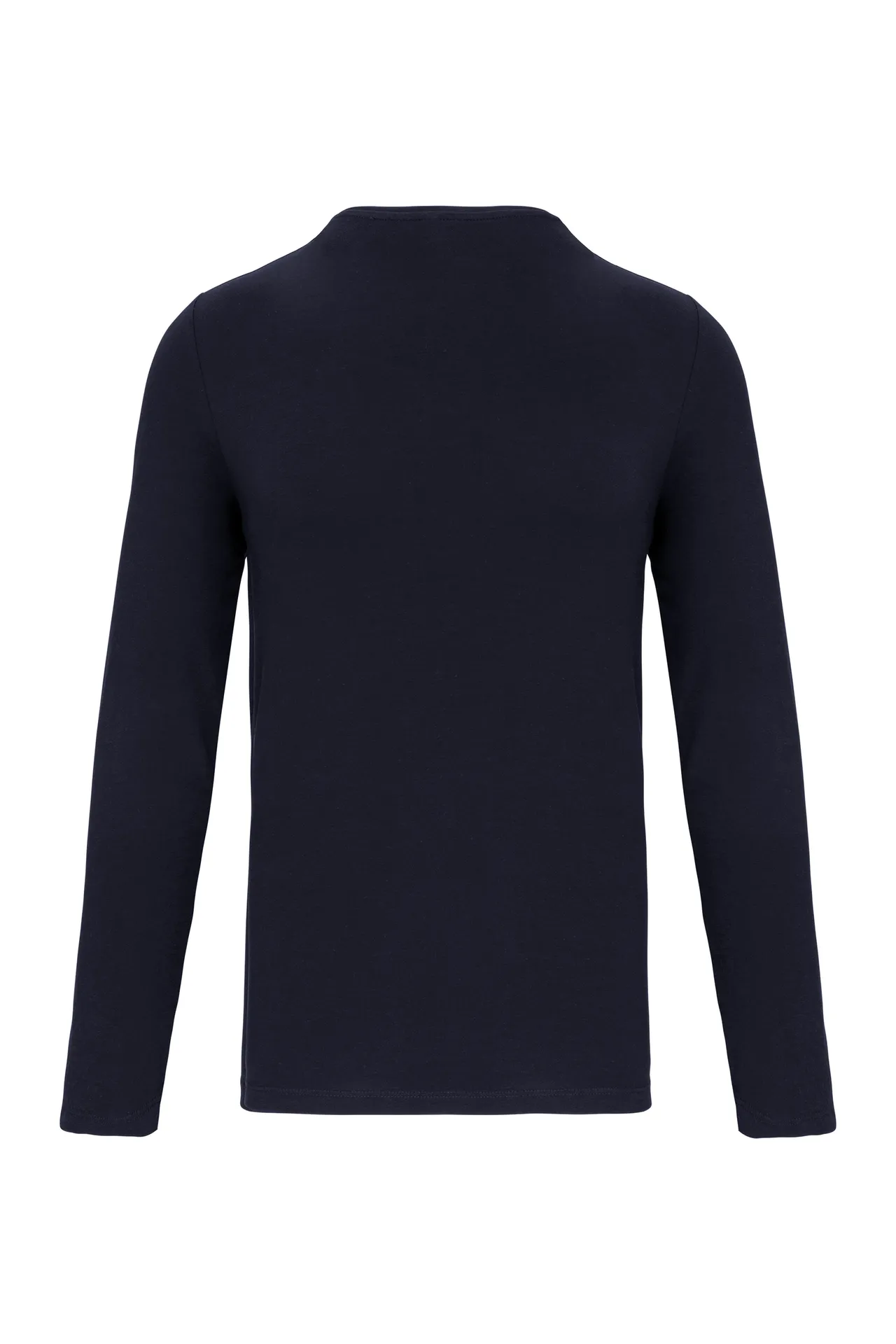 Langarm-T-Shirt mit Rundhalsausschnitt