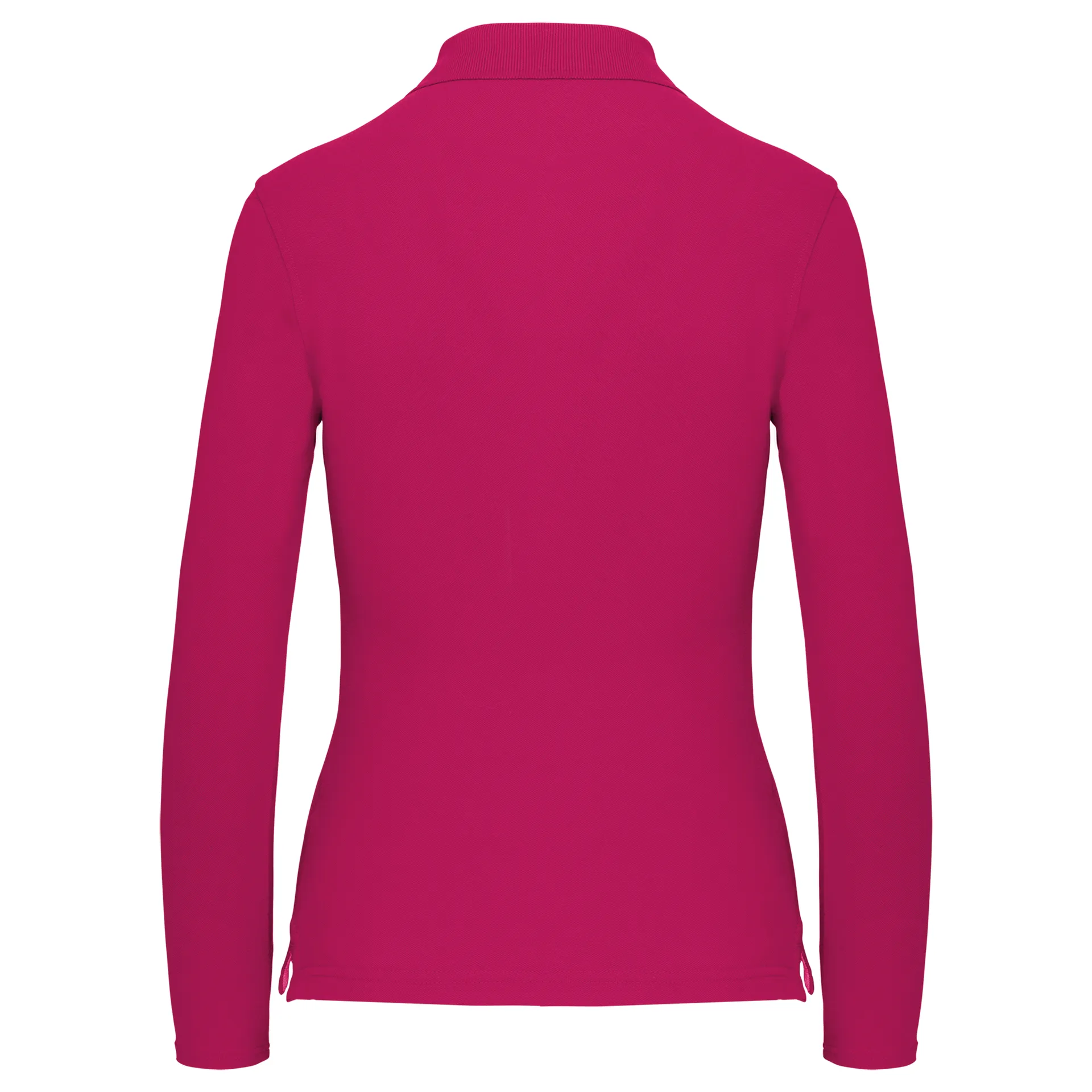 Damen Piqué Poloshirt Langarm