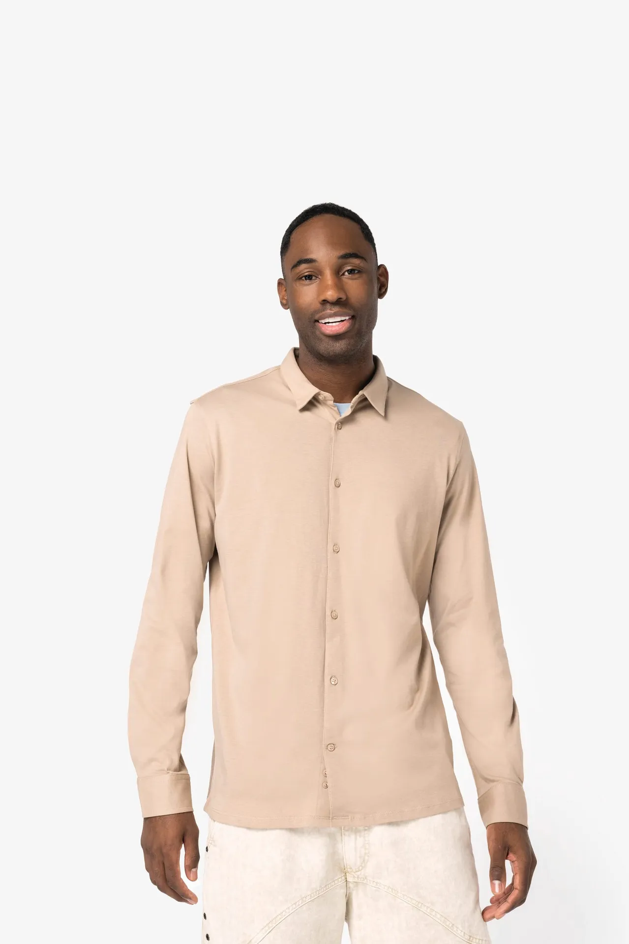 Umweltfreundliches Herrenhemd aus Jersey