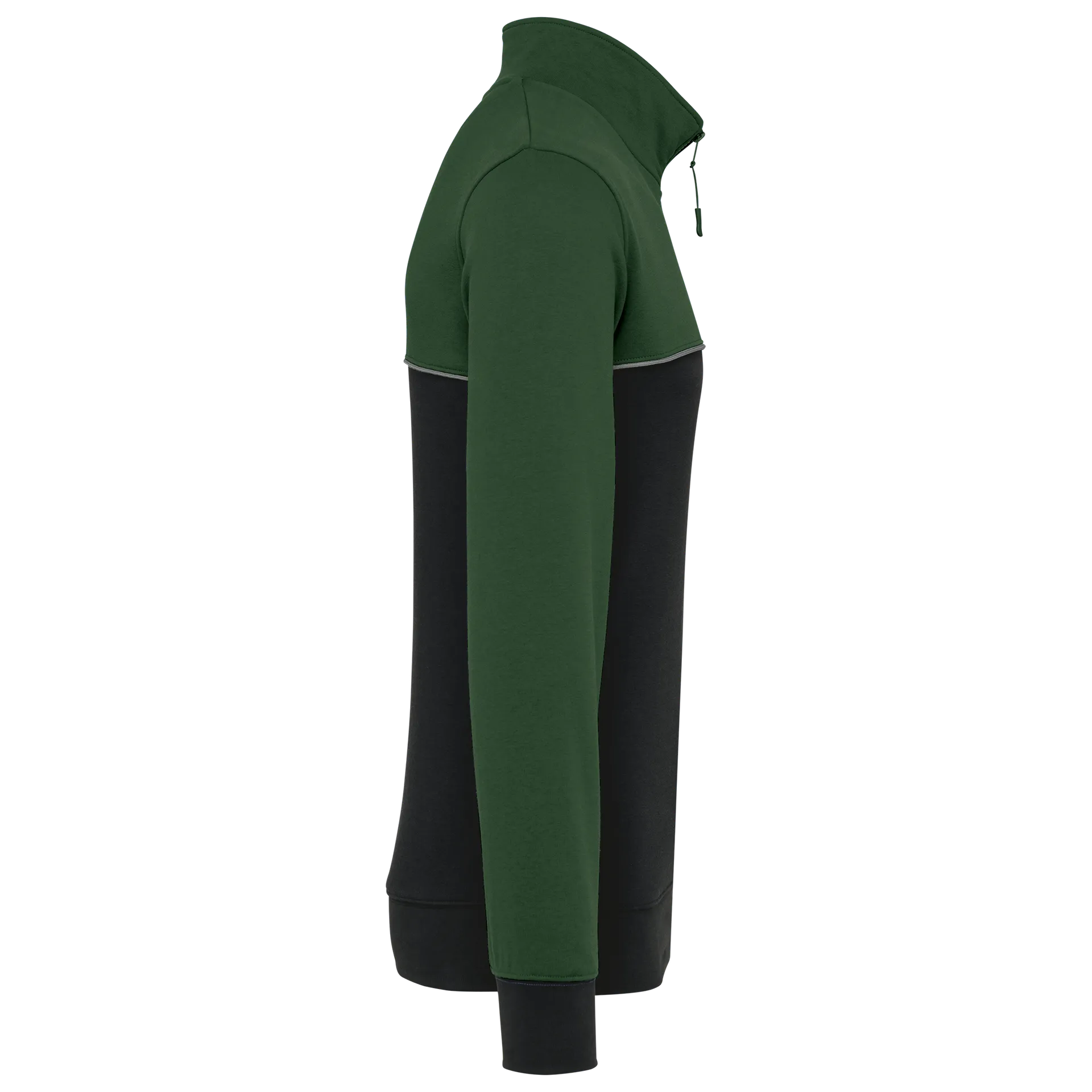 Umweltfreundliches Unisex-Sweatshirt mit Reißverschlusskragen