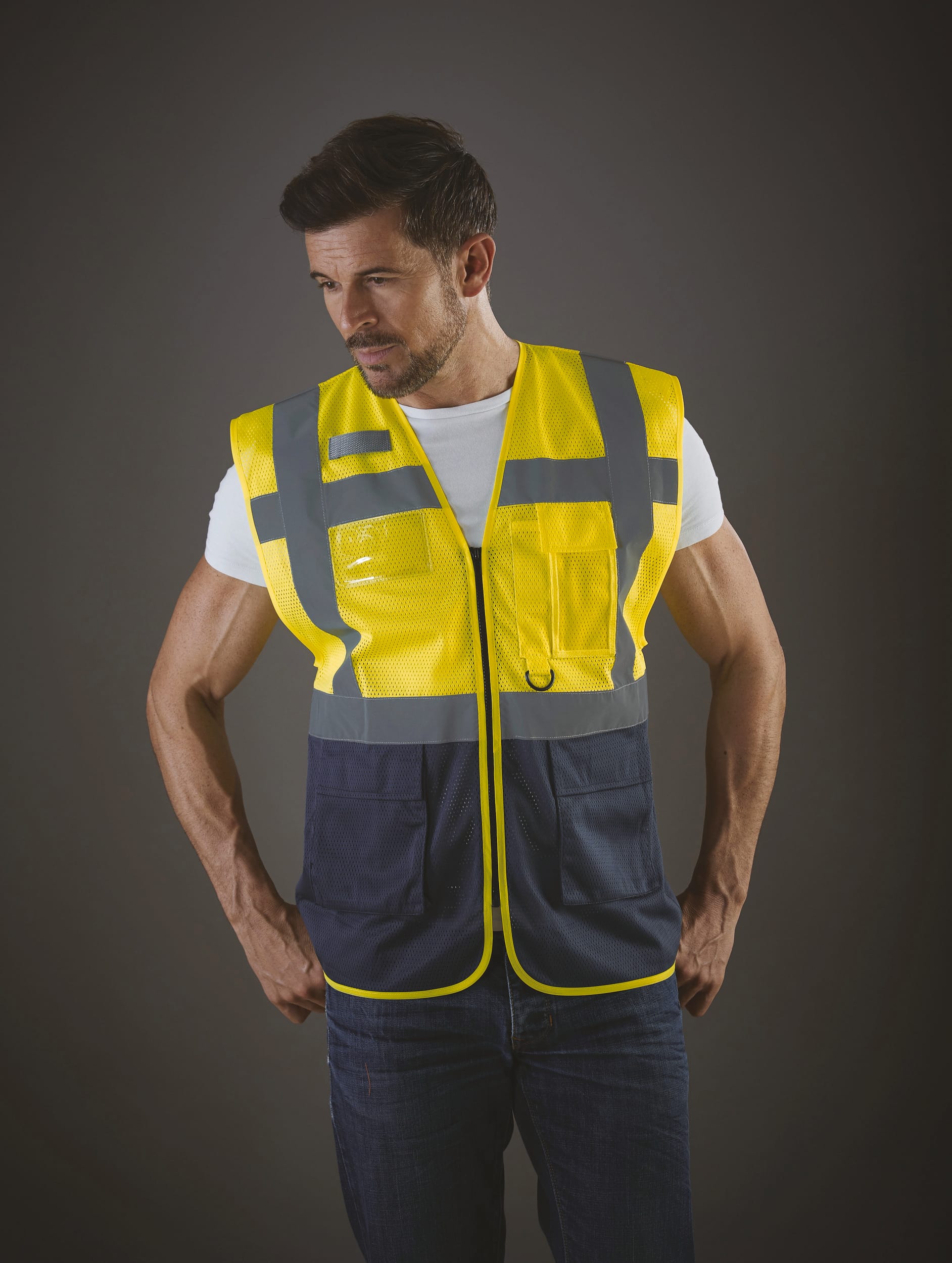 Top Cool - Hi-Vis mesh executive waistcoat