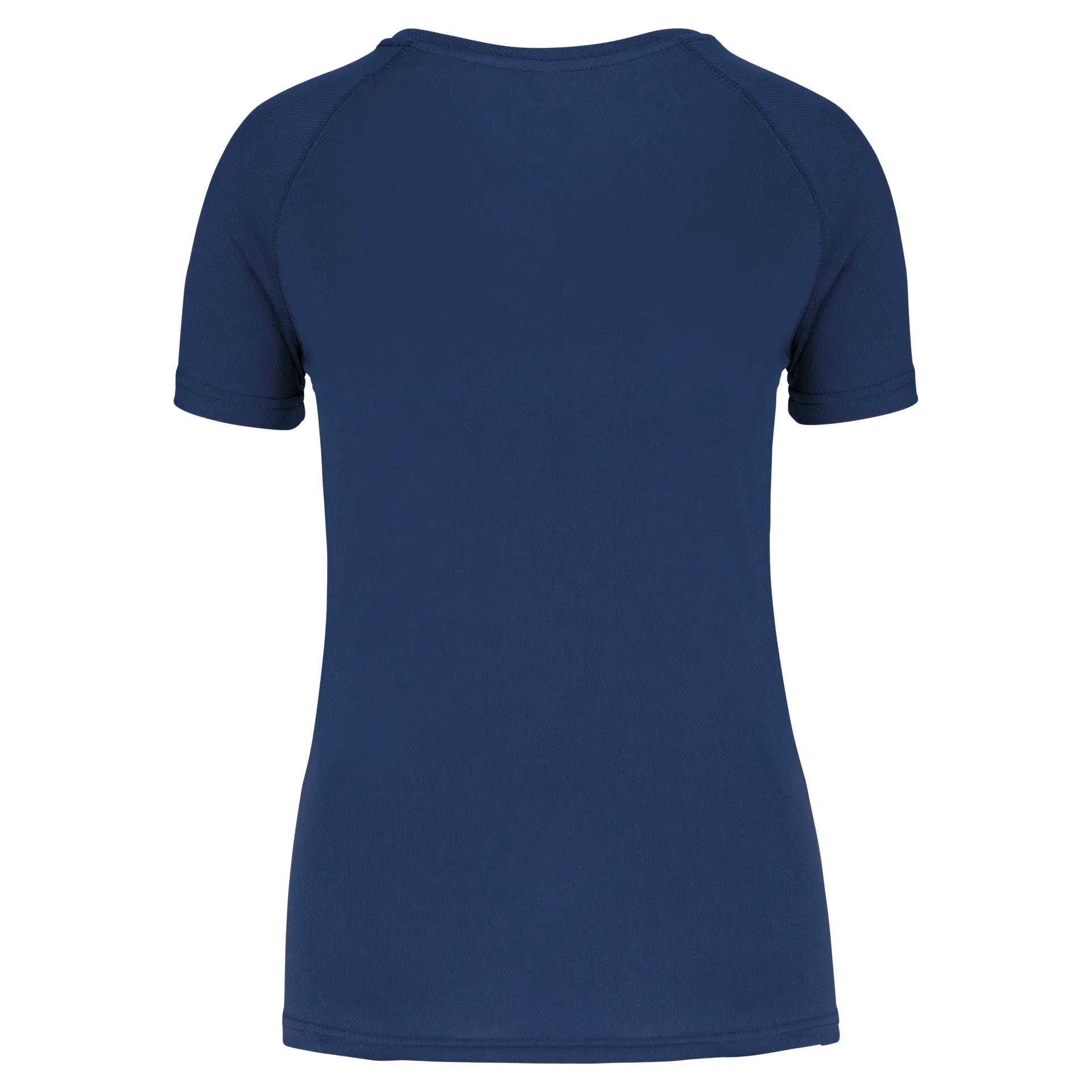 Damen-Sportshirt aus Recyclingmaterial mit Rundhalsausschnitt