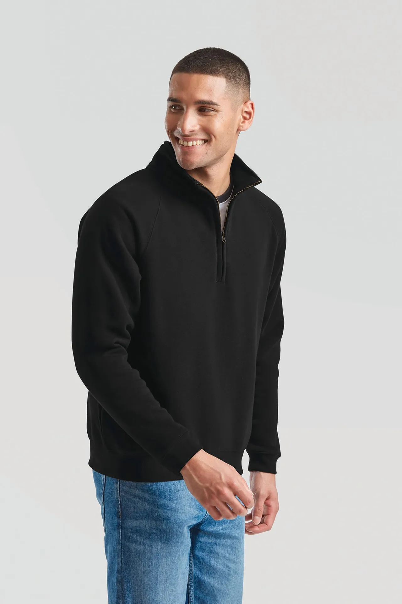 Premium Zip Neck Sweatshirt (62-032-0)