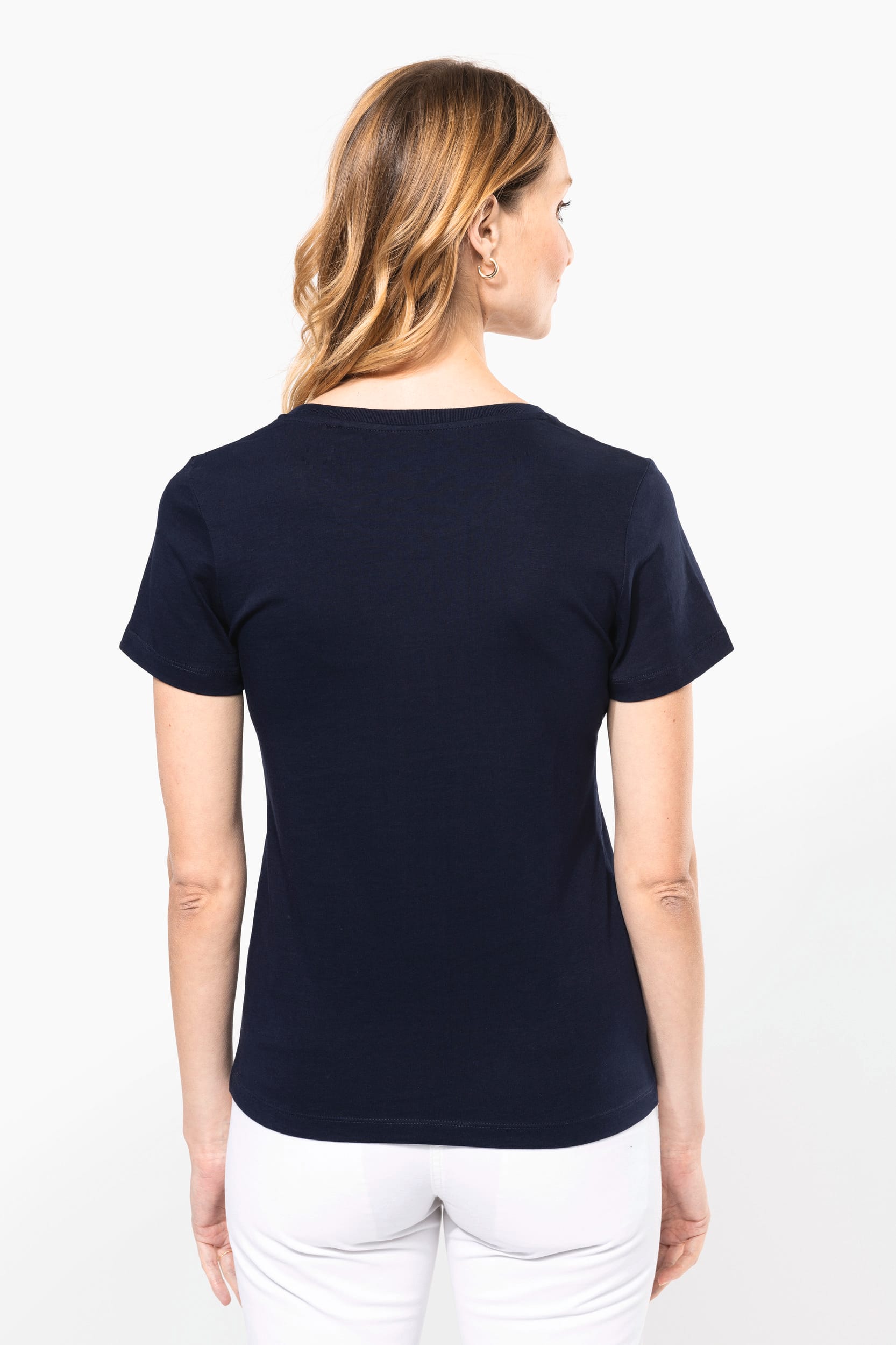 Supima® Damen-T-Shirt mit Rundhals ausschnitt und kurzen Ärmeln