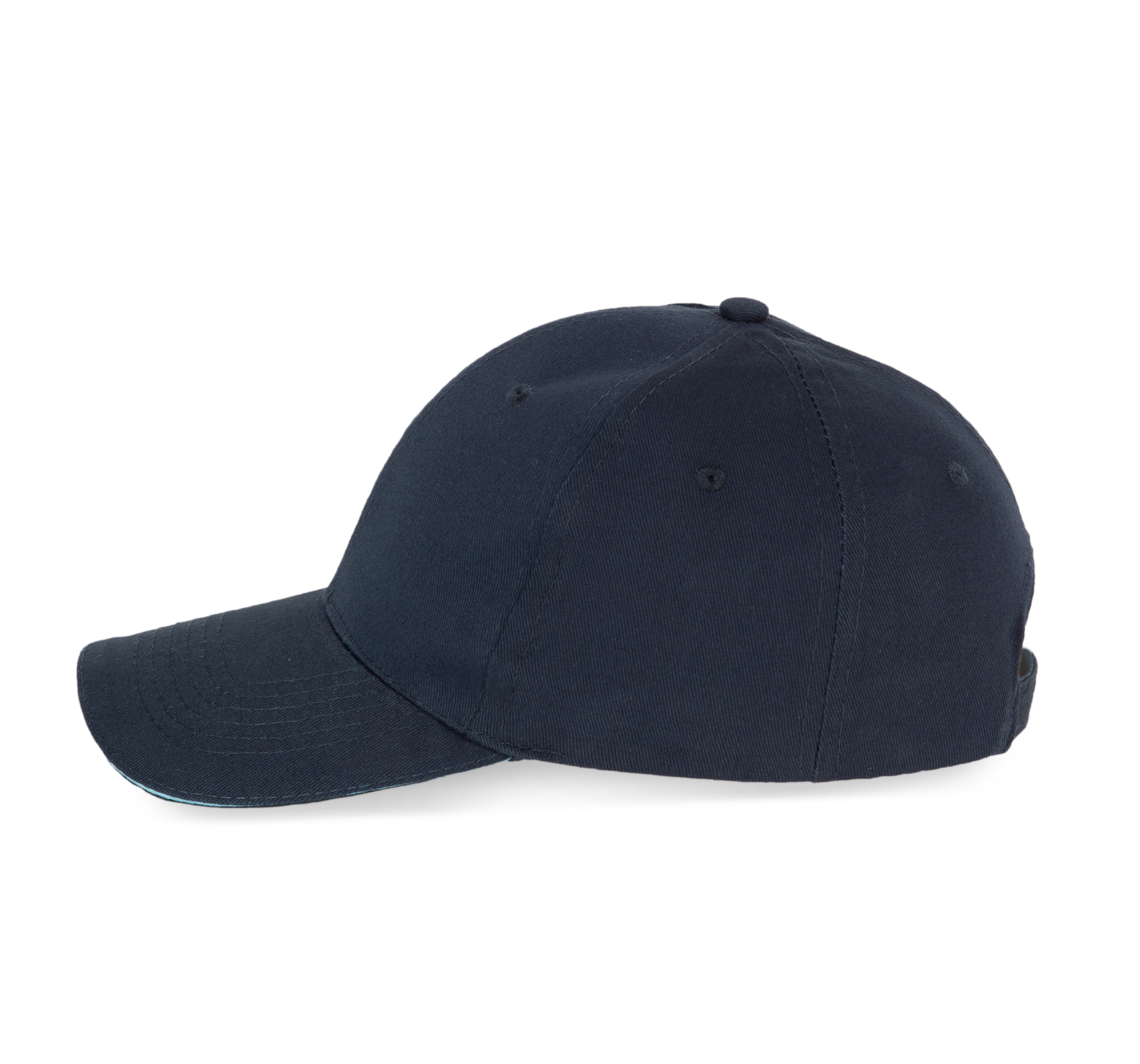 6-Panel-Kappe mit Kontrast-Sandwichschirm