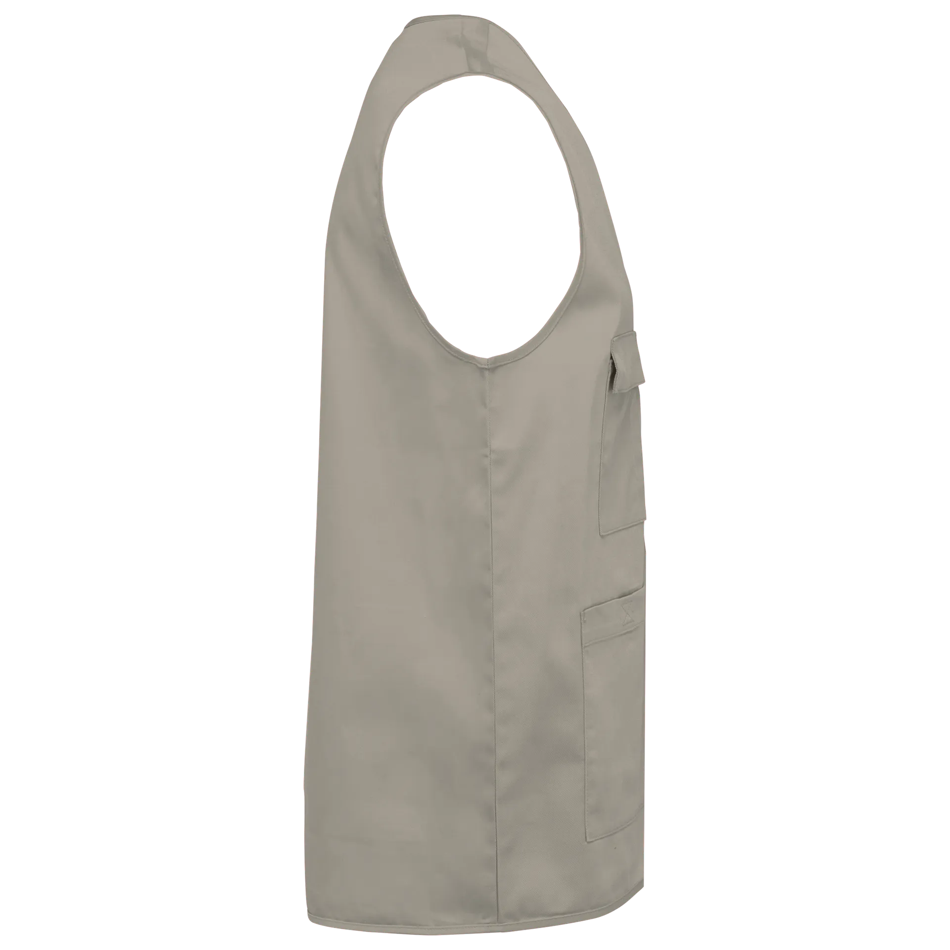 Unisex-Weste aus  Baumwollpolyester mit mehreren Taschen