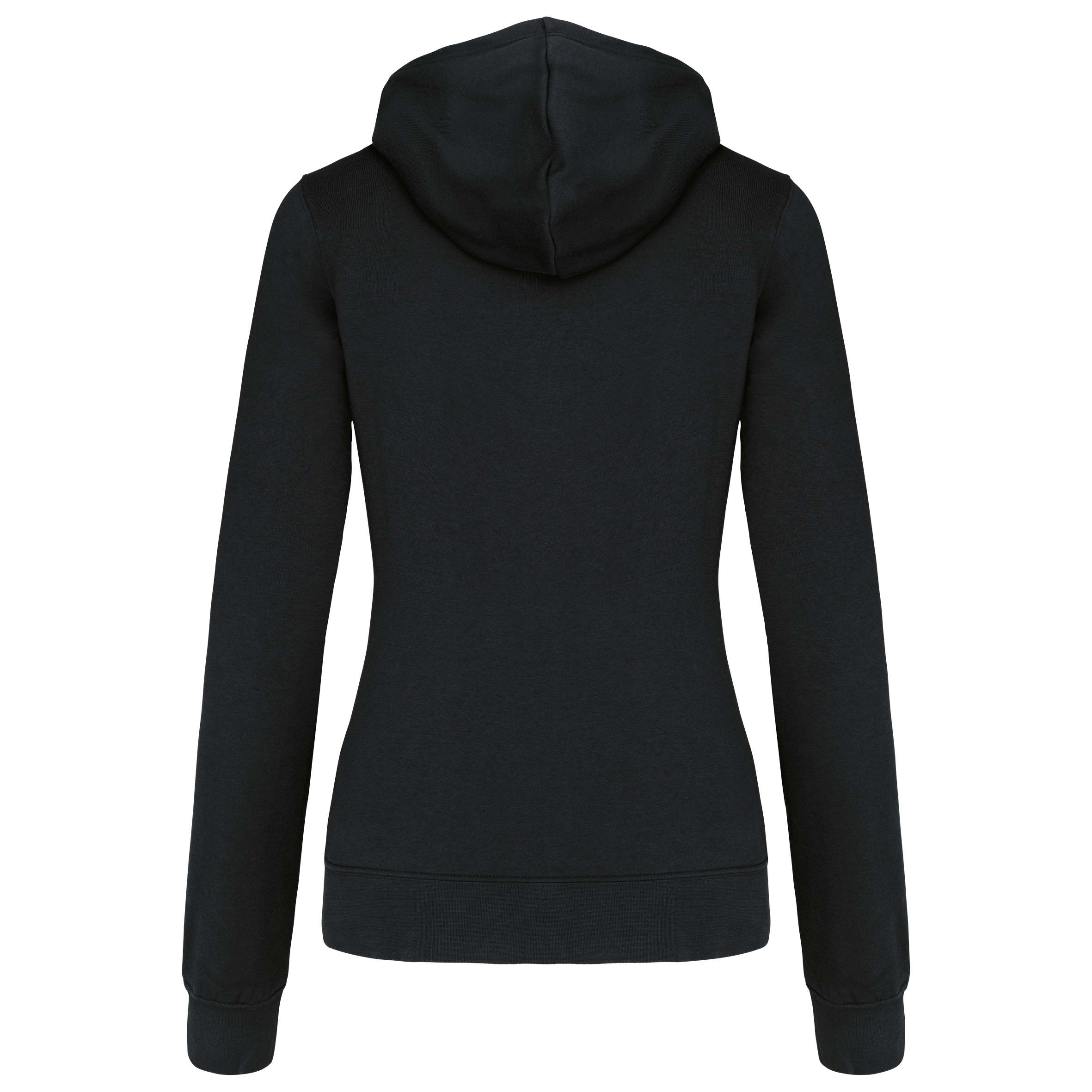 DAMEN-KAPUZENSWEATSHIRT BICOLOR mit Reißverschluss