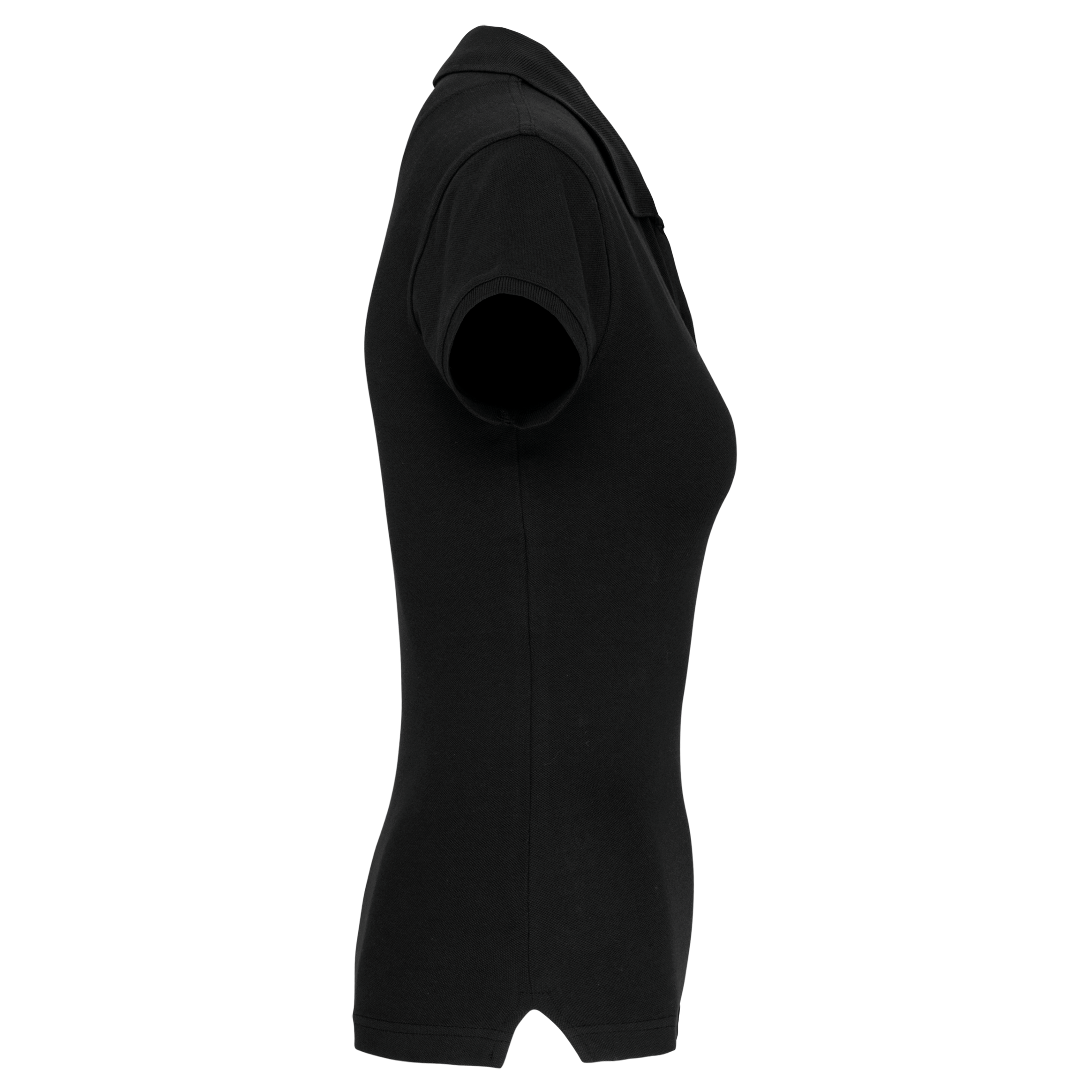 Kurzarm-Polohemd für Damen. Aus Baumwollpiqué