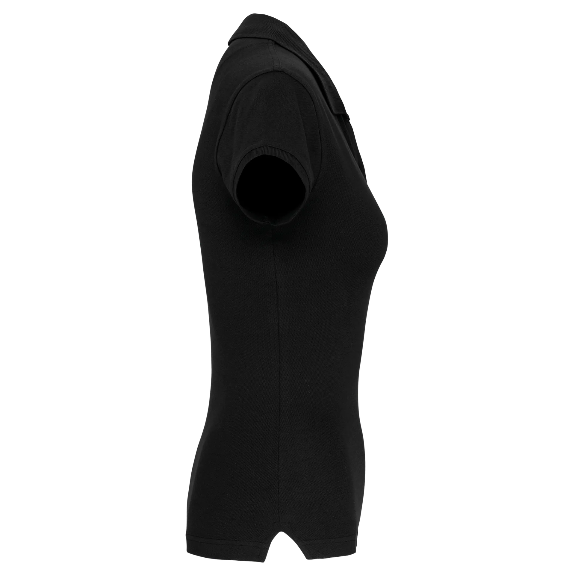 Kurzarm-Polohemd für Damen. Aus Baumwollpiqué