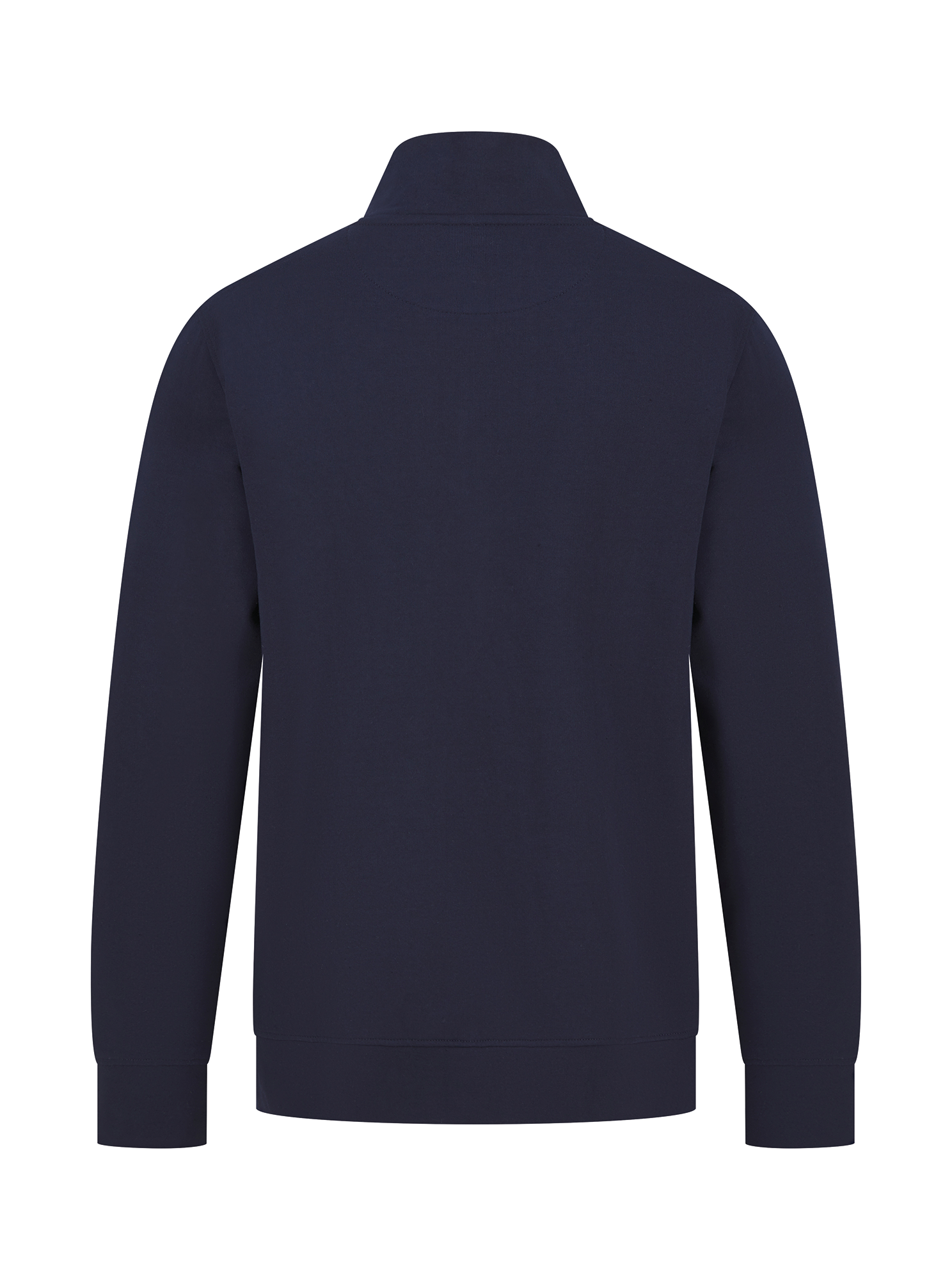 Unisex-Sweatshirt mit Reißverschlusskragen