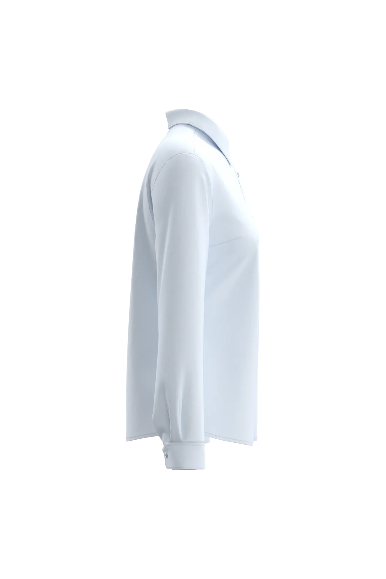 Popeline-Hemd Baumwollpolyester pflegeleicht für Damen