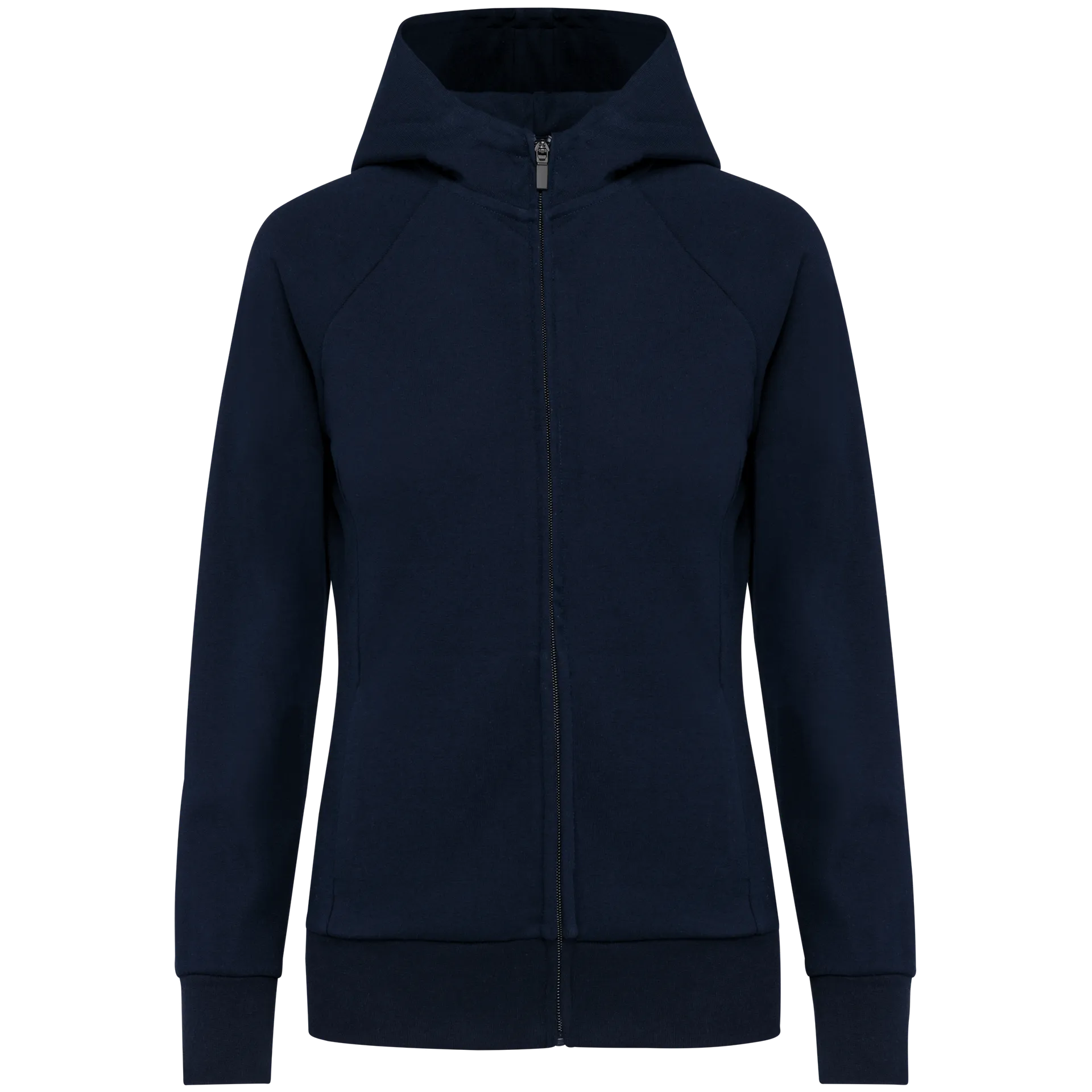 Damenjacke mit Reißverschluss und Kapuze