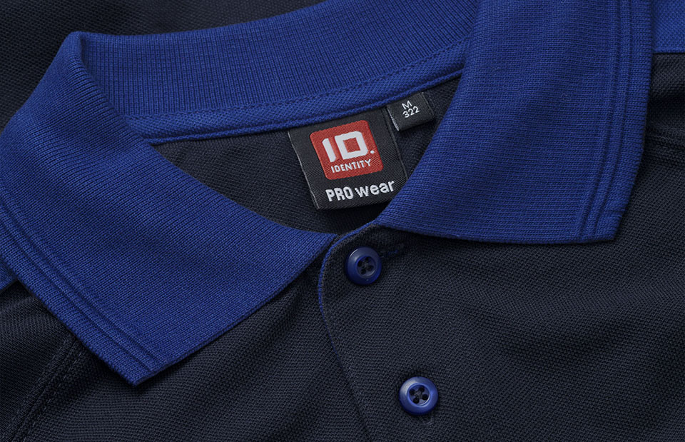 ID Pro Wear 0322 -Strapazierfähiges Polo-Shirt mit Kontrastdetails