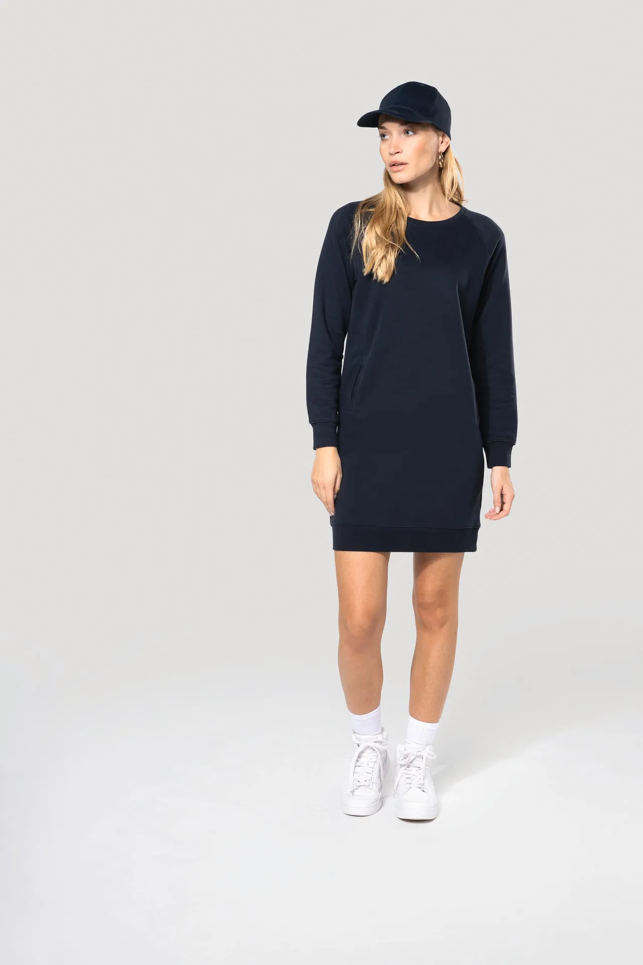 Bio-Loungekleid aus Fleece