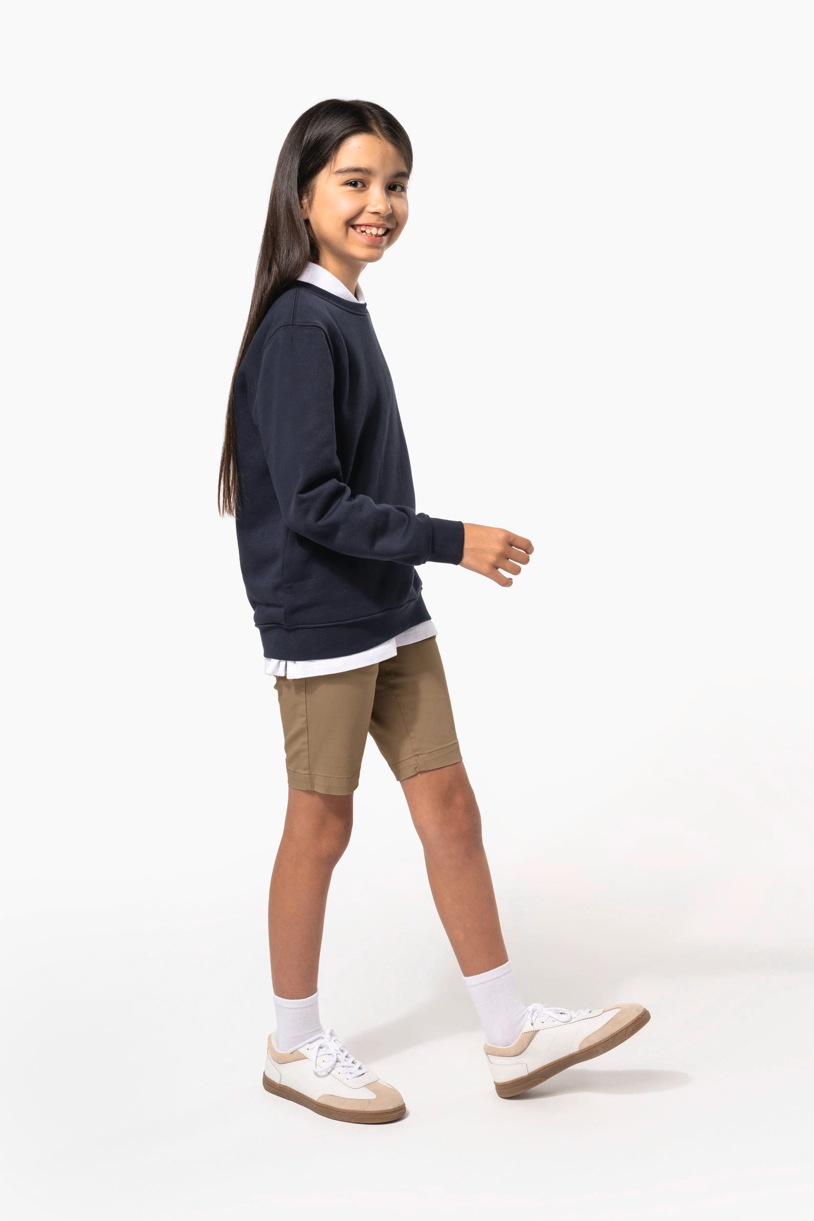 Chino-Bermudashorts für Mädchen Chino-Bermudashorts für Mädchen