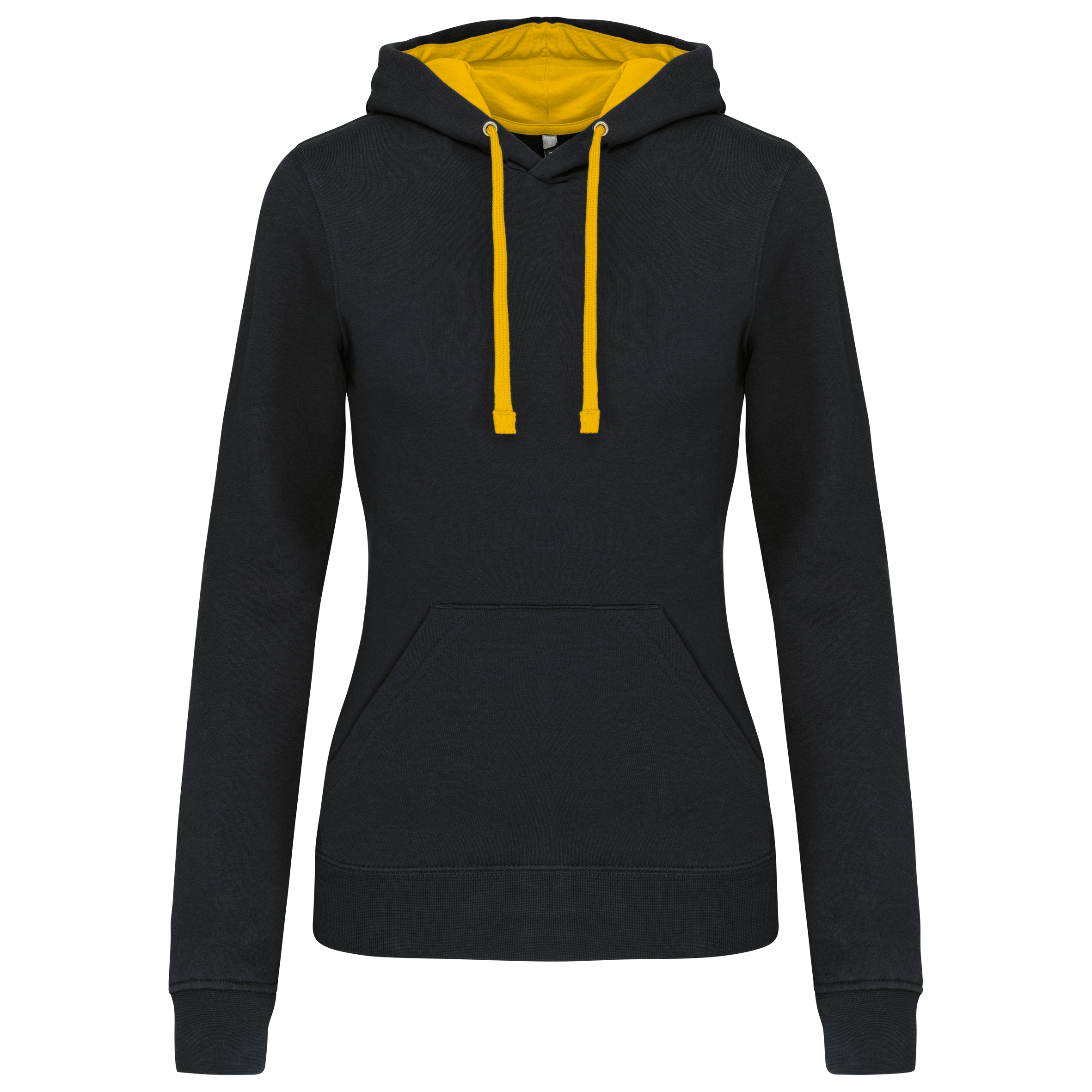 Damen-kapuzensweatshirt bicolor