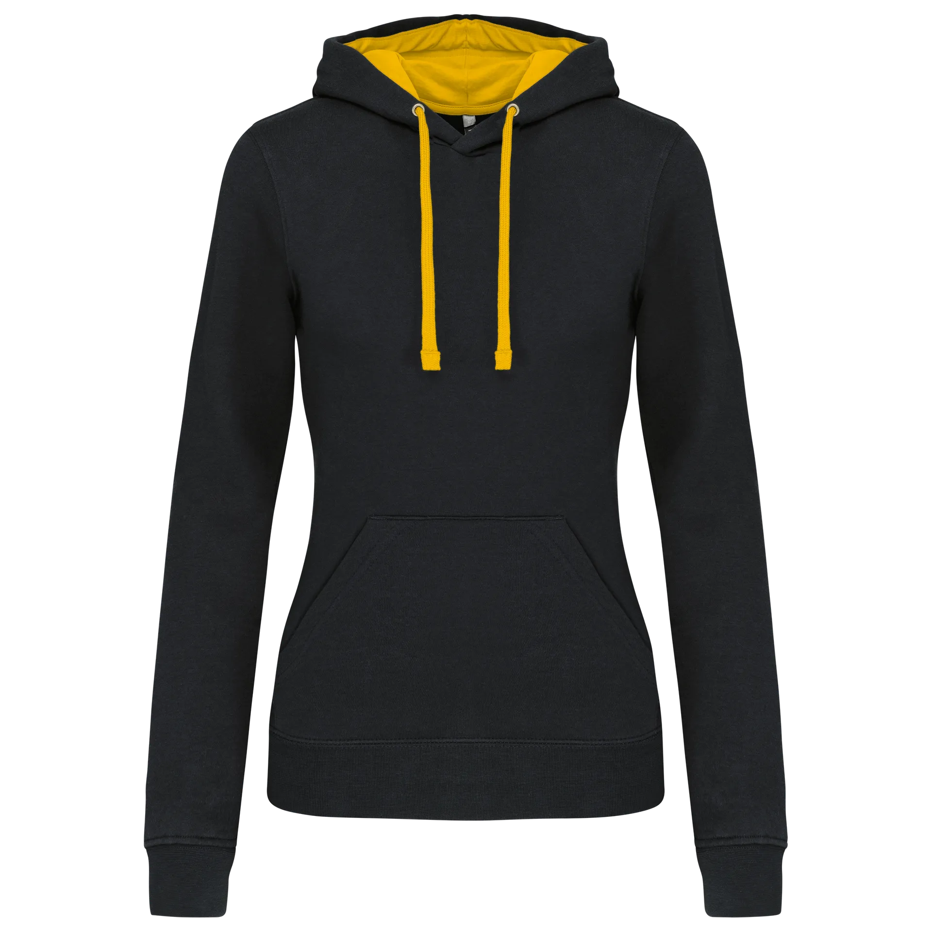 Damen-kapuzensweatshirt bicolor