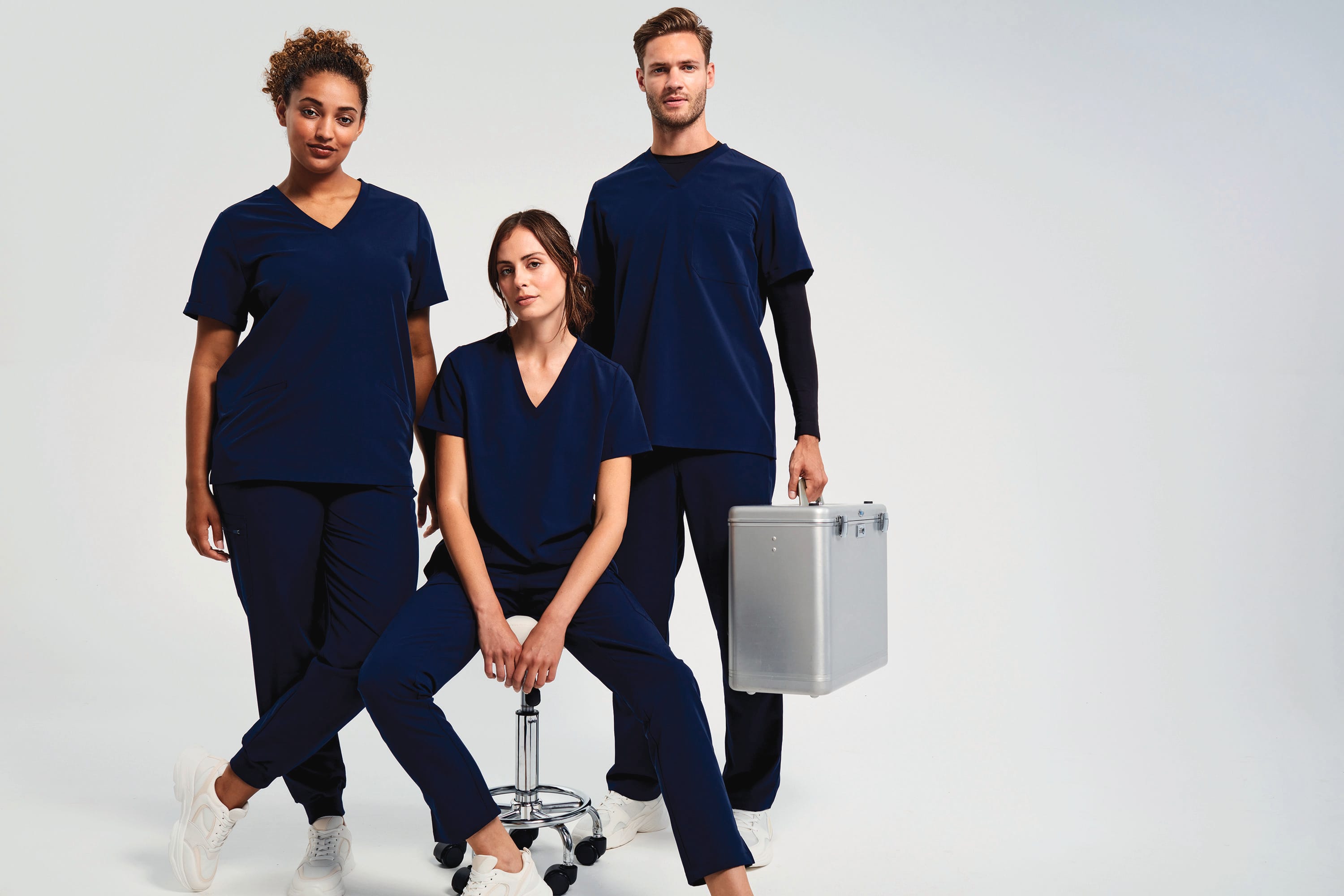 Stretch-Tunika für Herren mit kurzen Ärmeln Stretch-Tunika für Herren mit kurzen Ärmeln