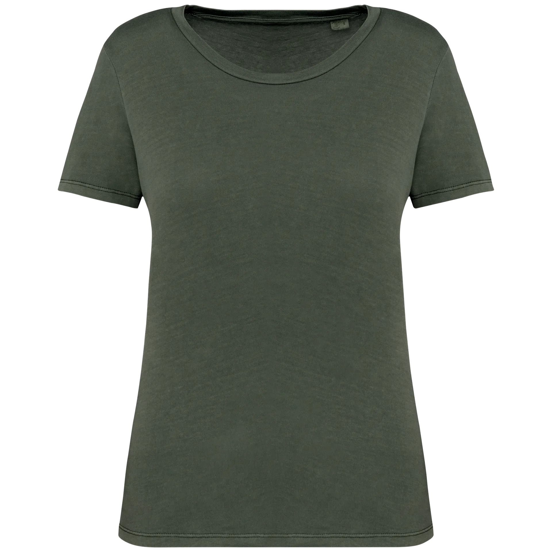 Umweltfreundliches ausgewaschenes Damen-T-Shirt