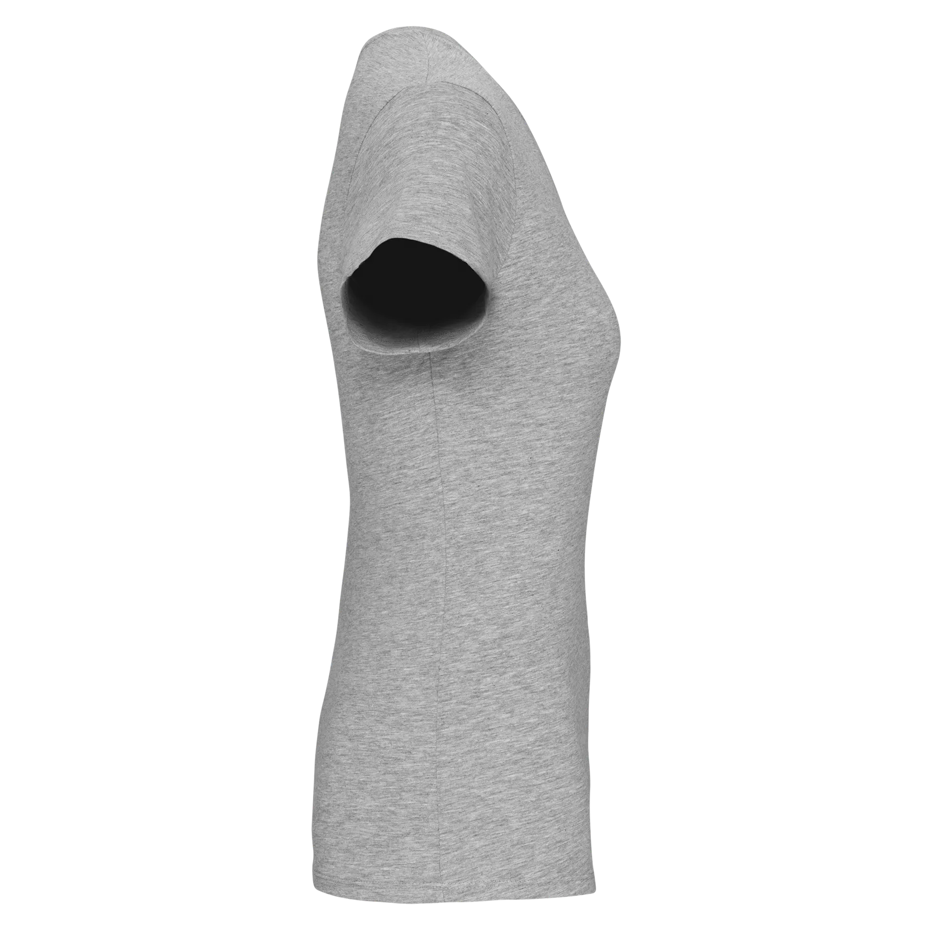 Kurzarm-Damen-T-Shirt mit V-Ausschnitt