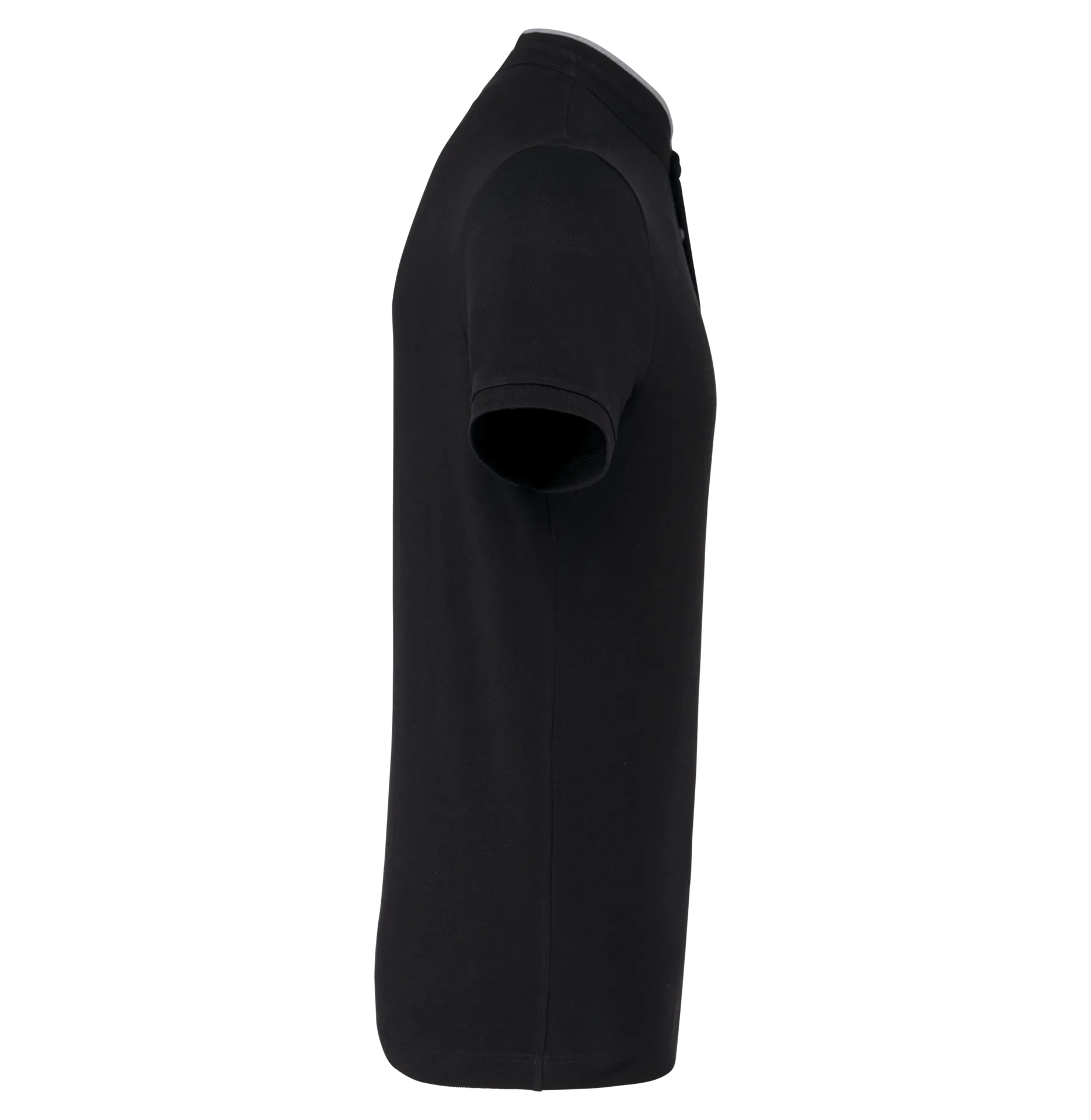 Kurzarm-Polohemd für Herren mit Maokragen