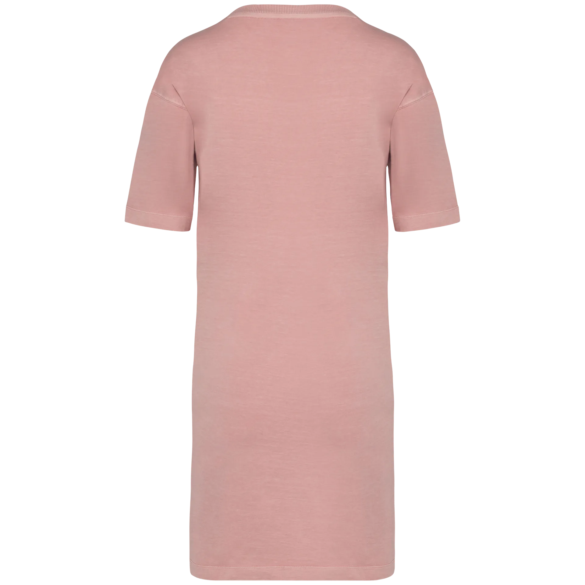 Umweltfreundliches ausgewaschenes Damen-T-Shirt-Kleid