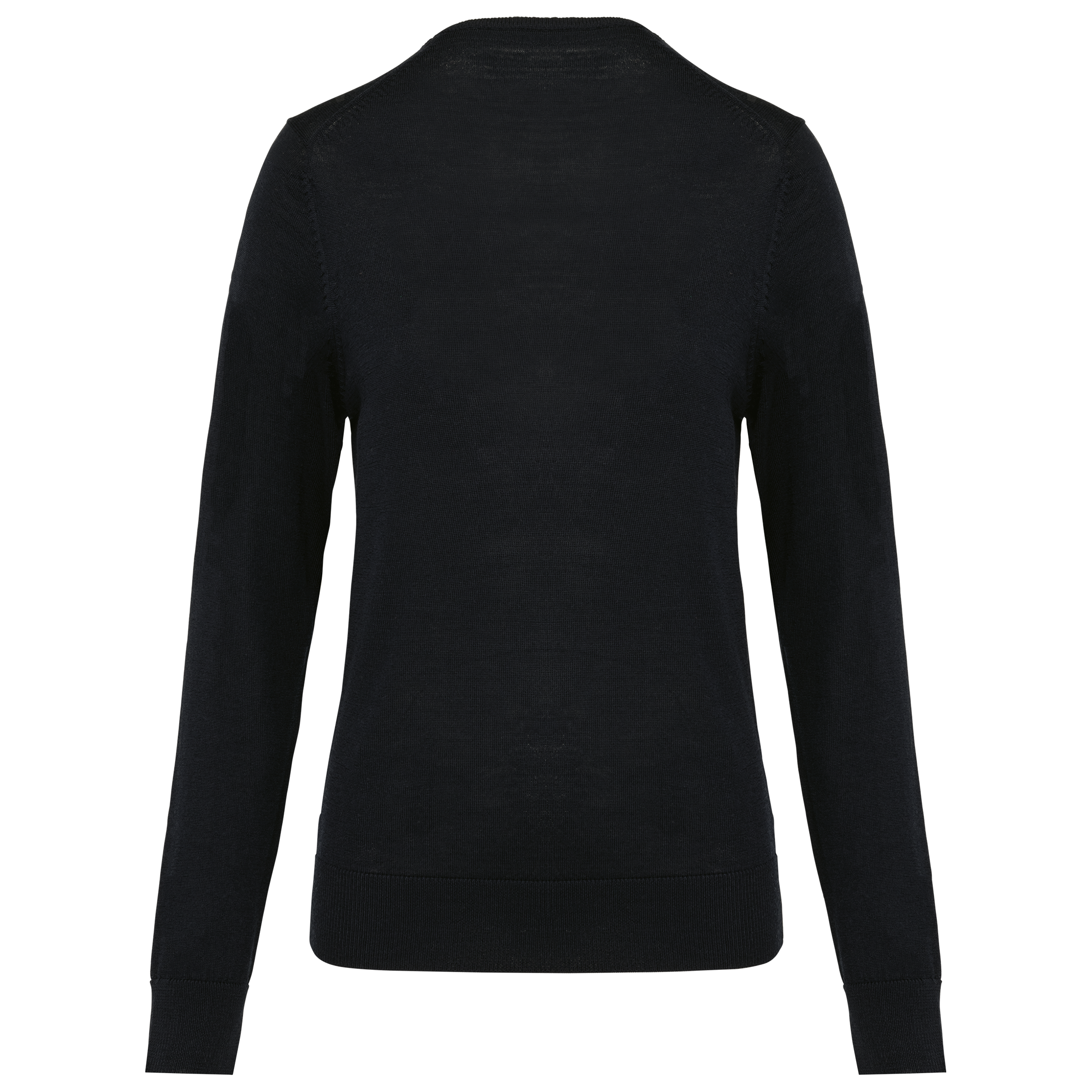 Merino-Damenpullover mit V-Ausschnitt