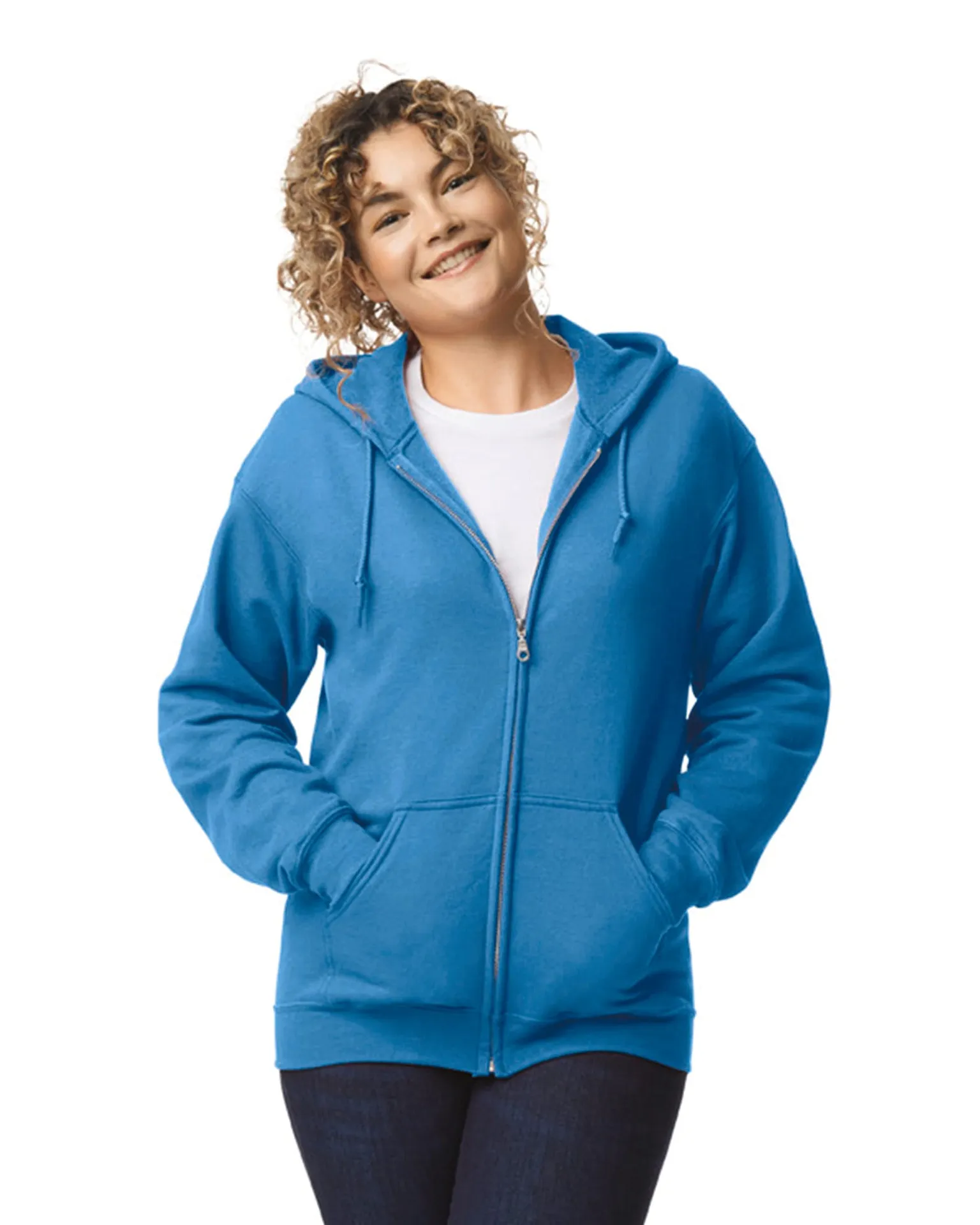 Heavy Blend™classic Fit Adult Full Zip Hooded Sweatshirt