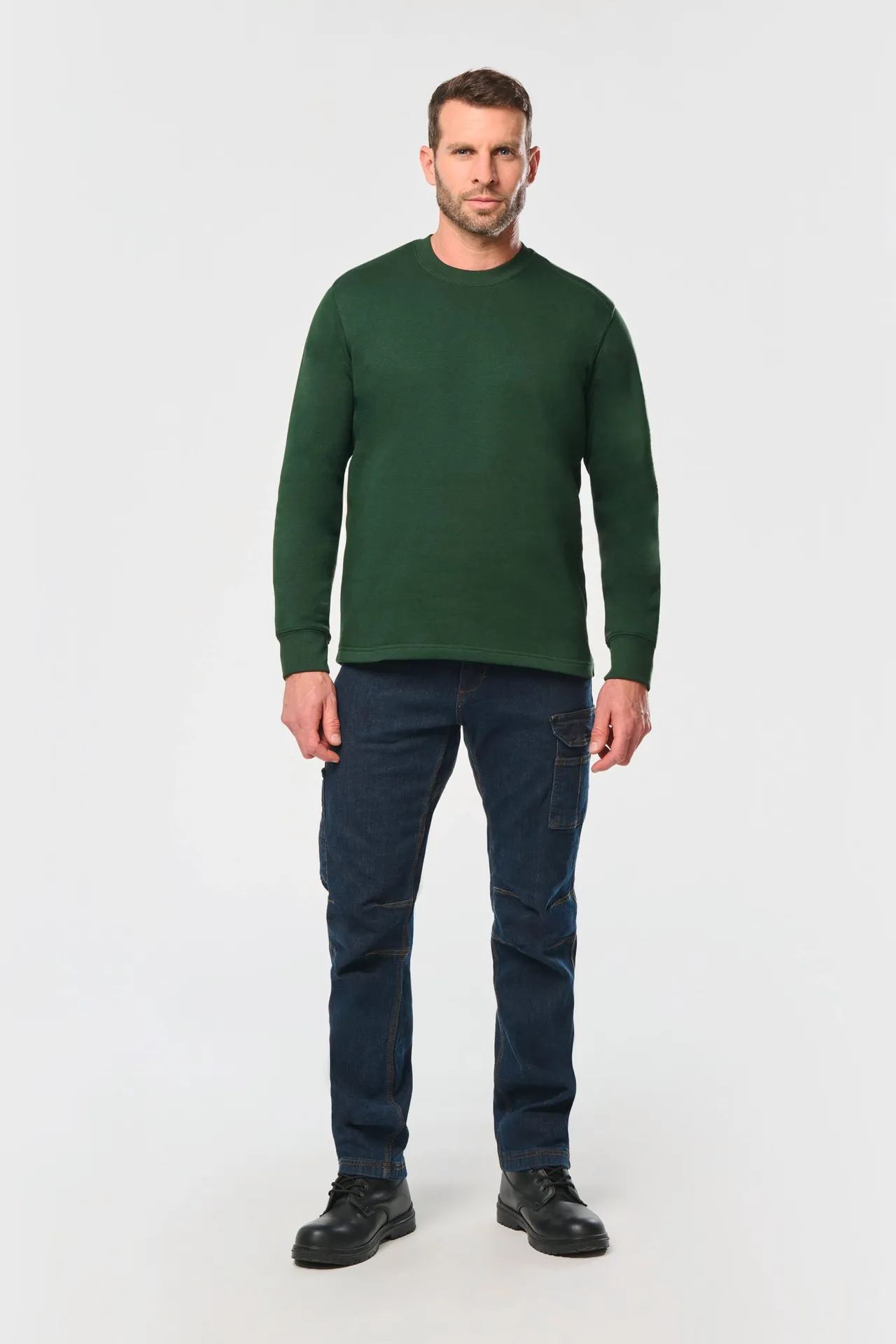 Denim-Herrenhose mit mehreren Taschen