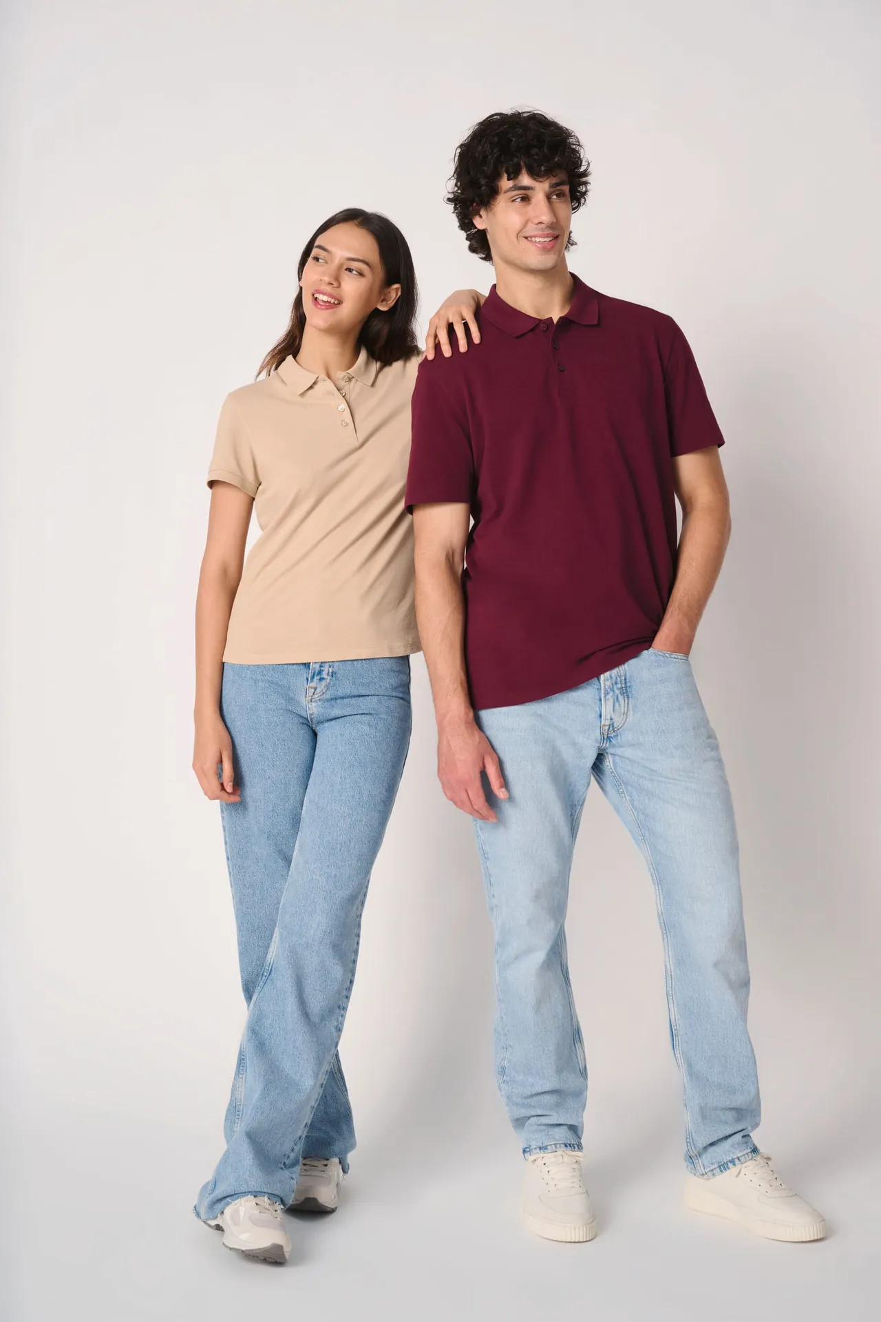 Damen Piqué-Poloshirt