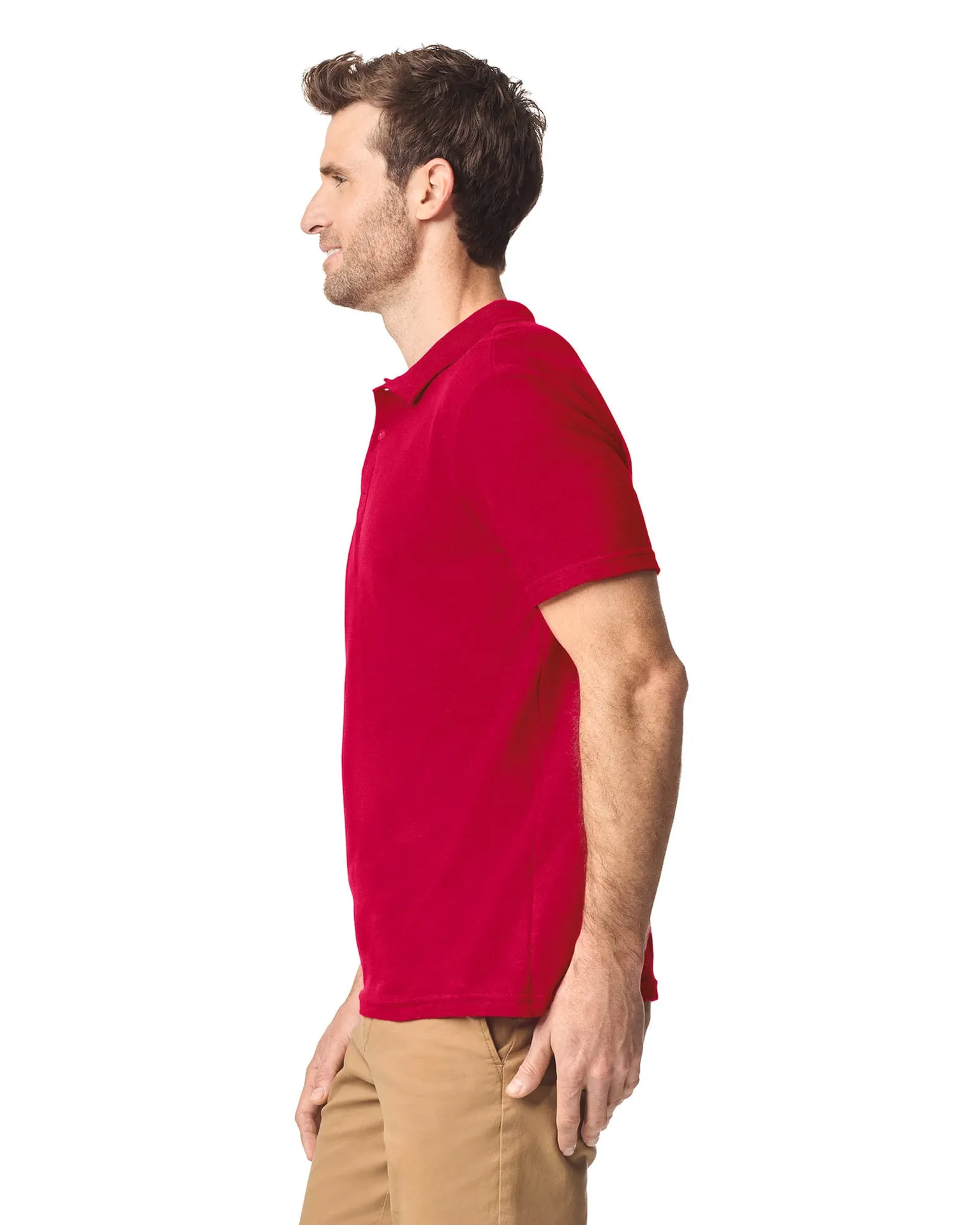 Doppelpiqué-Poloshirt Softstyle für Herren